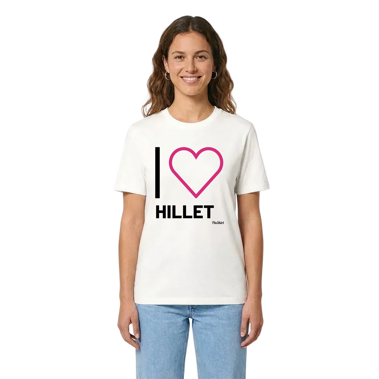 Jag älskar Hillet t-shirt stort tryck i miljö