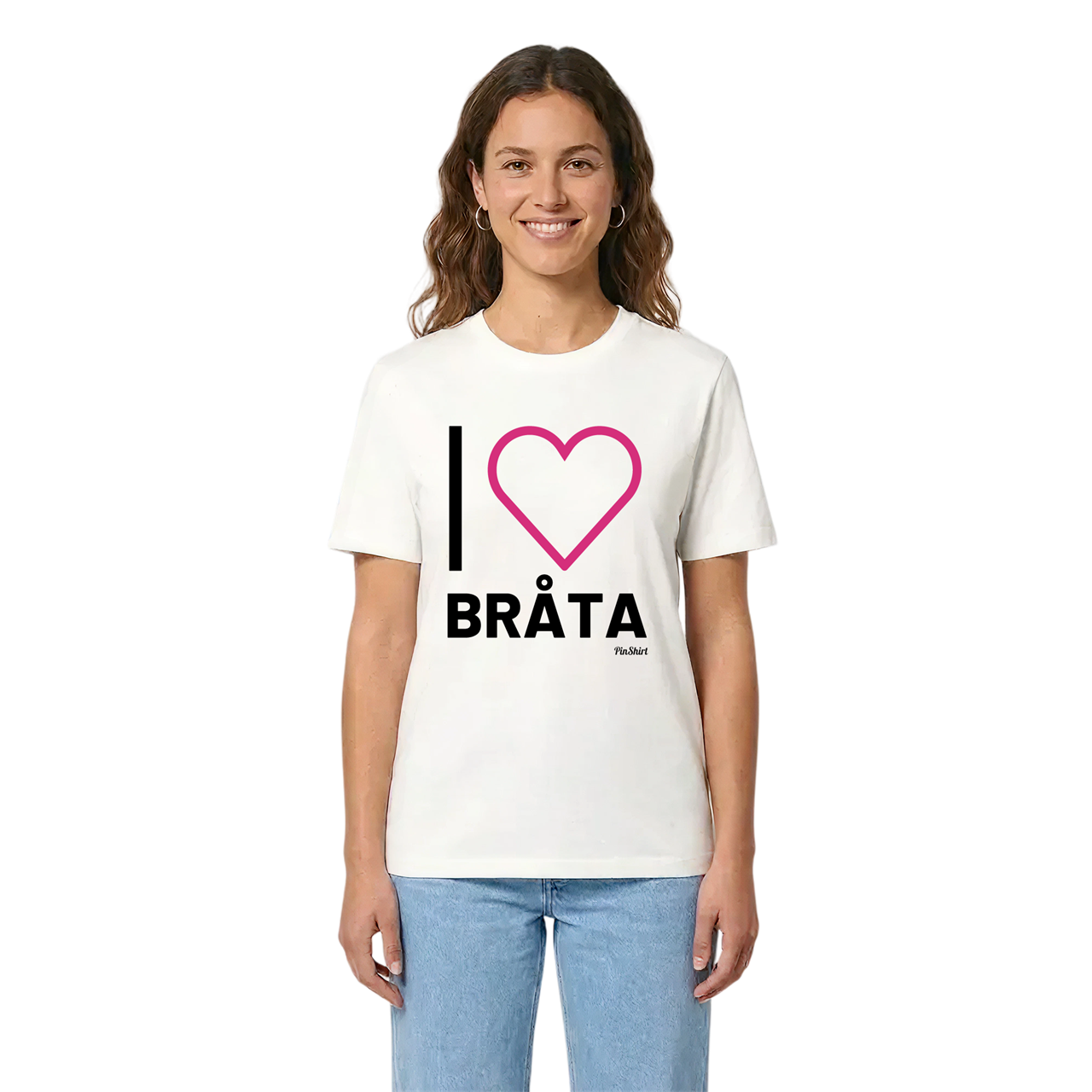 Jag älskar Bråta t-shirt stort tryck i miljö
