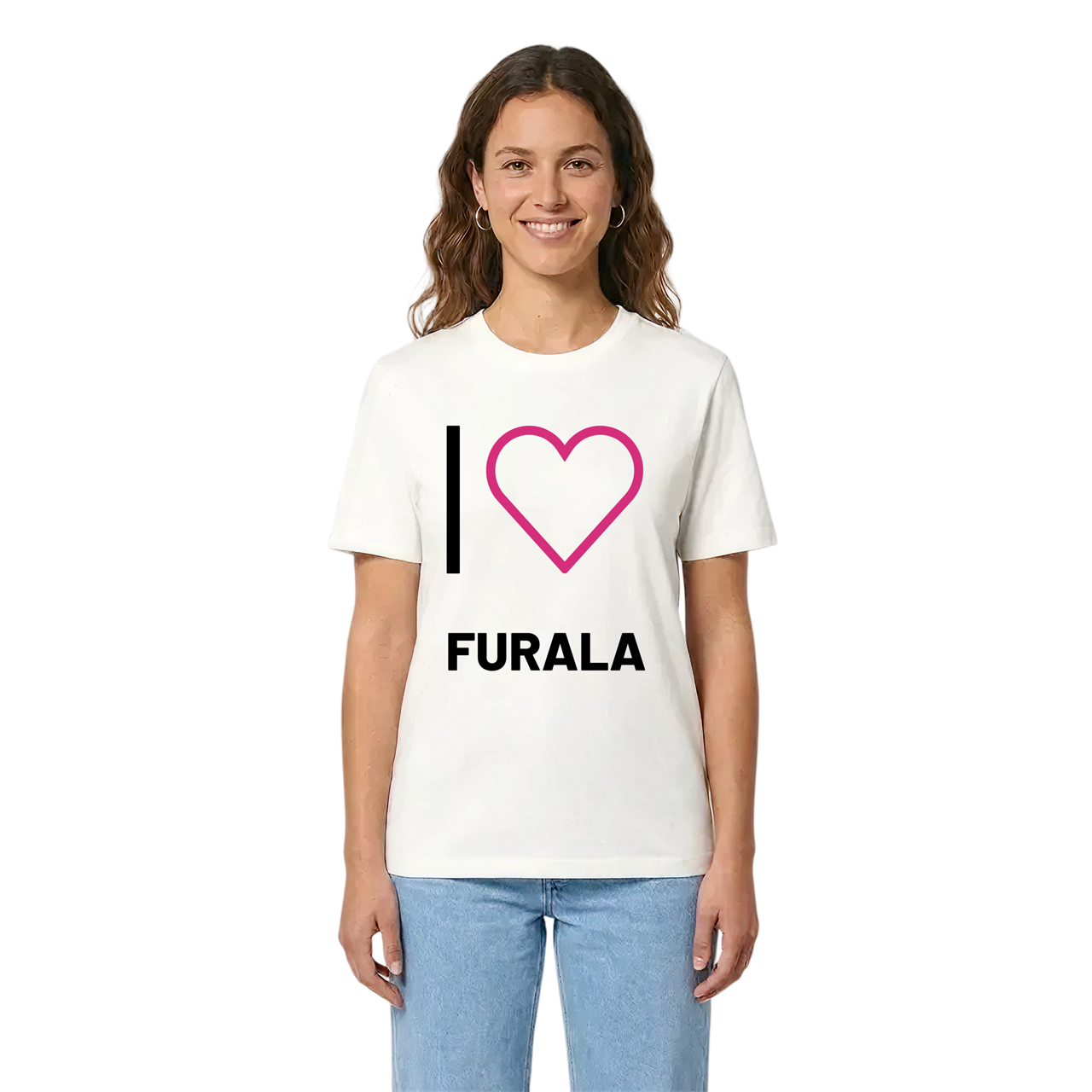 Jag älskar Furala t-shirt stort tryck i miljö