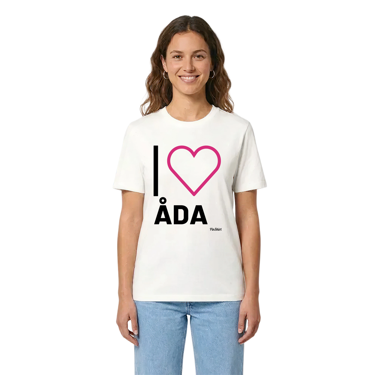 Jag älskar Åda t-shirt stort tryck i miljö