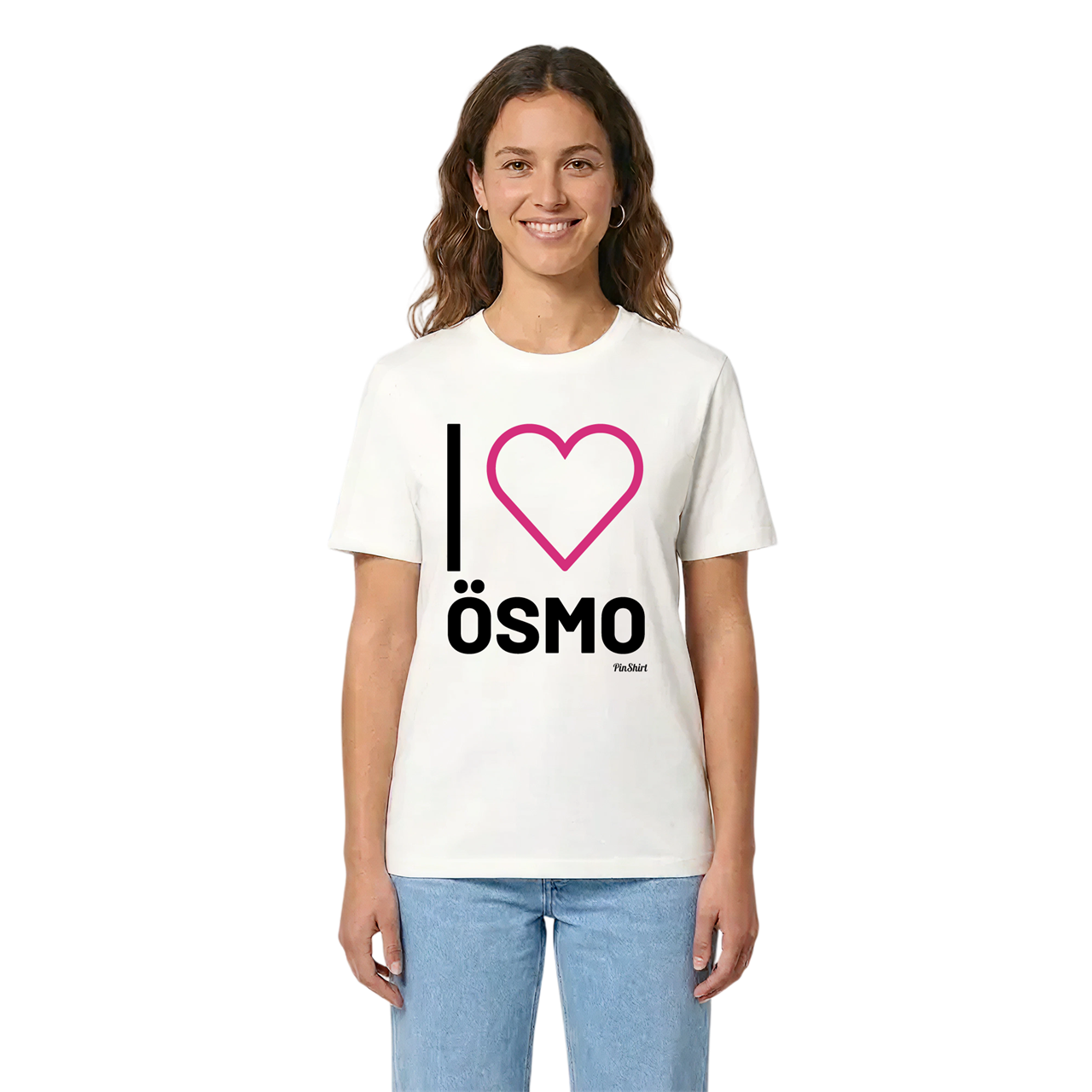 Jag älskar Ösmo t-shirt stort tryck i miljö