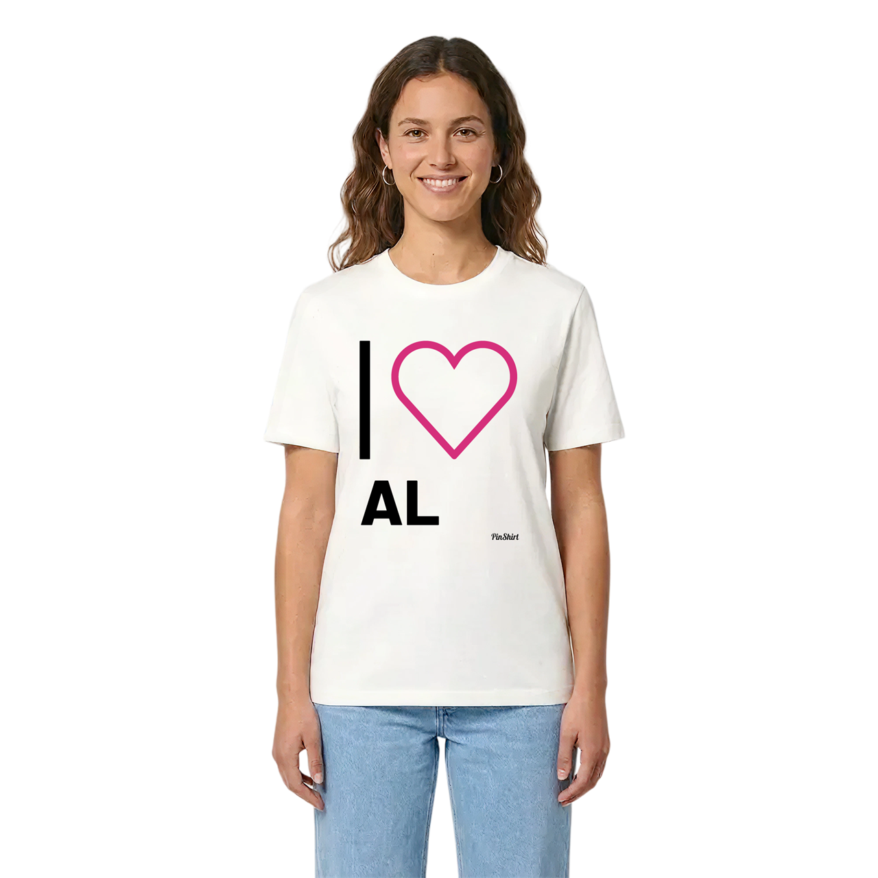 Jag älskar Al t-shirt stort tryck i miljö