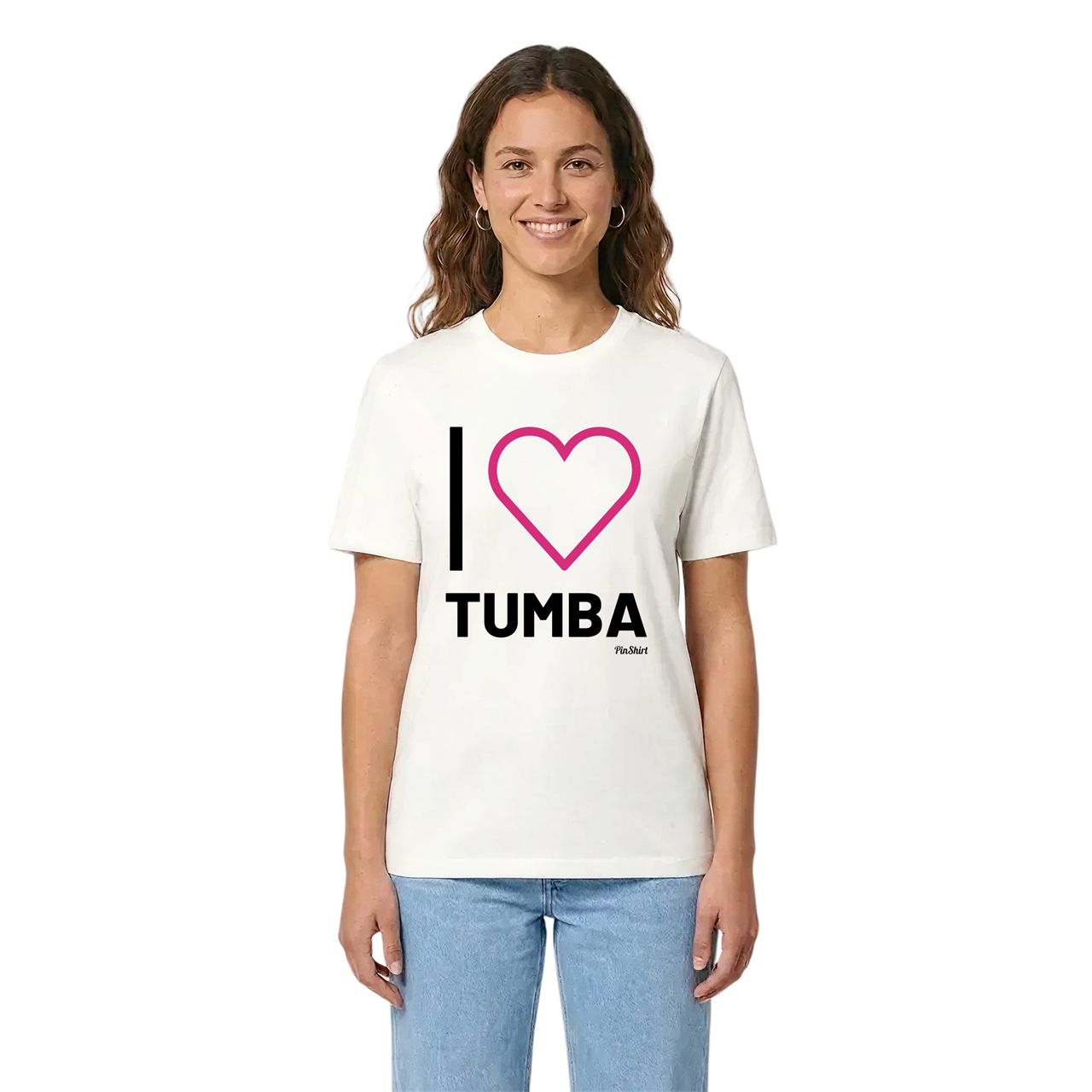 Jag älskar Tumba t-shirt stort tryck i miljö