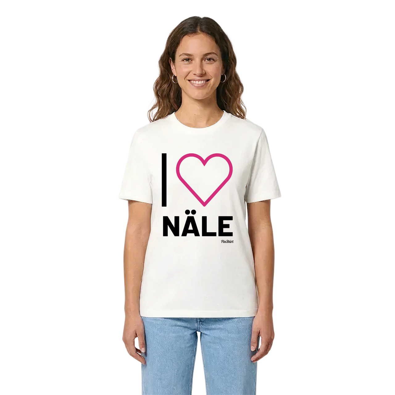 Jag älskar Näle t-shirt stort tryck i miljö