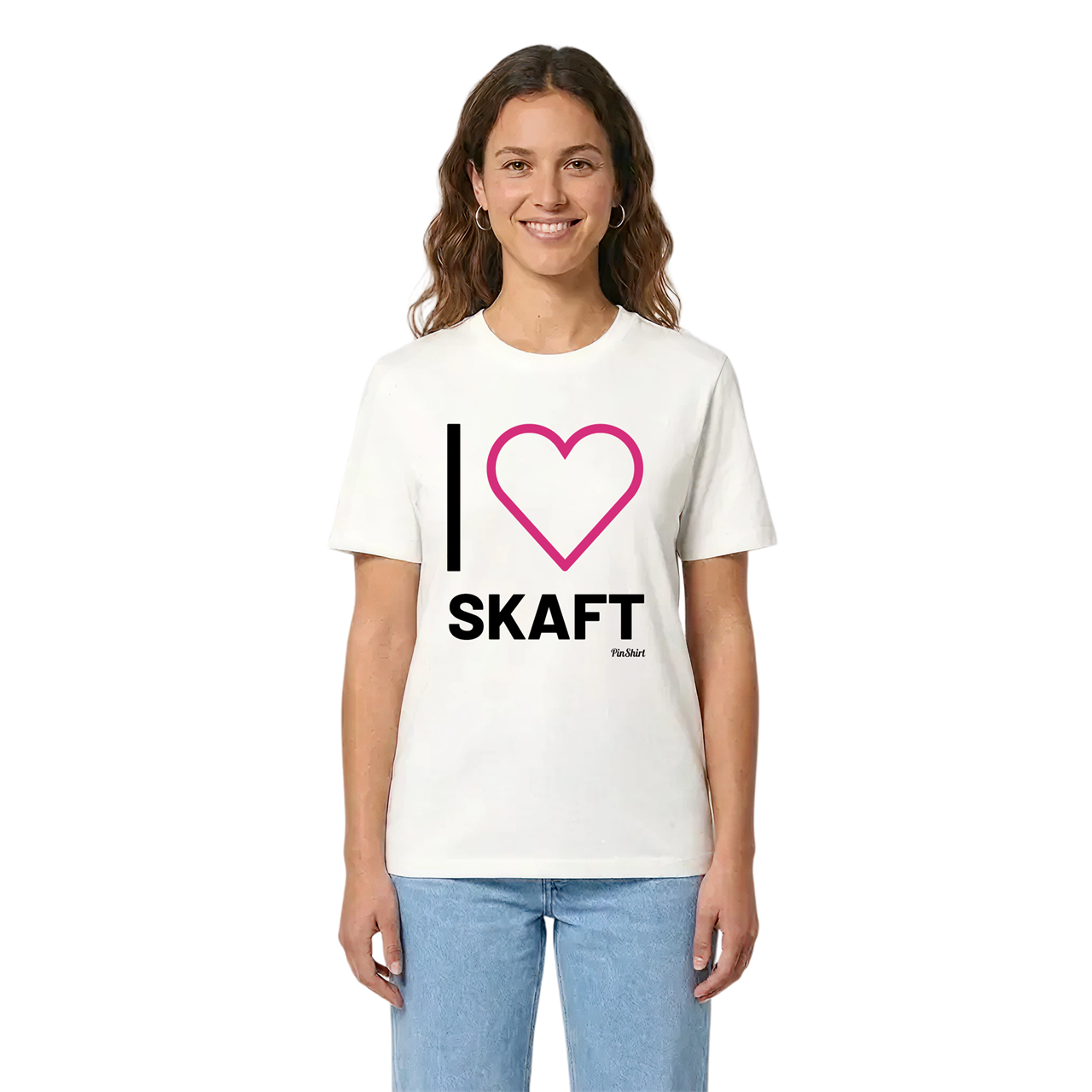 Jag älskar Skaft t-shirt stort tryck i miljö