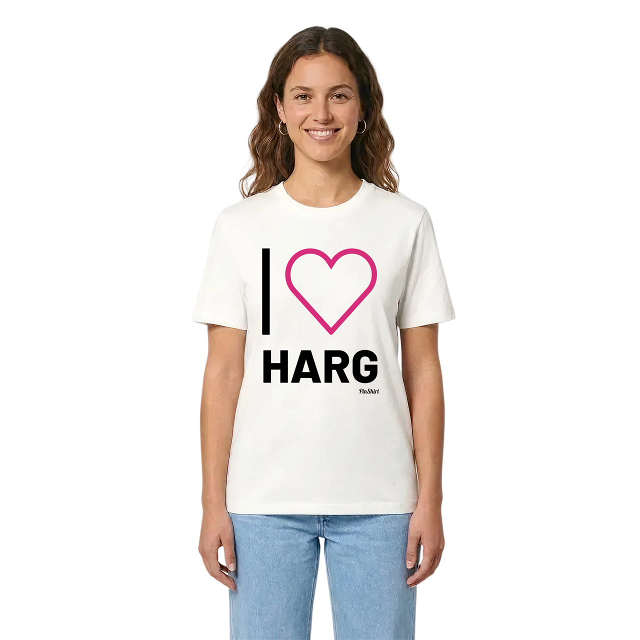 Jag älskar Harg t-shirt stort tryck i miljö