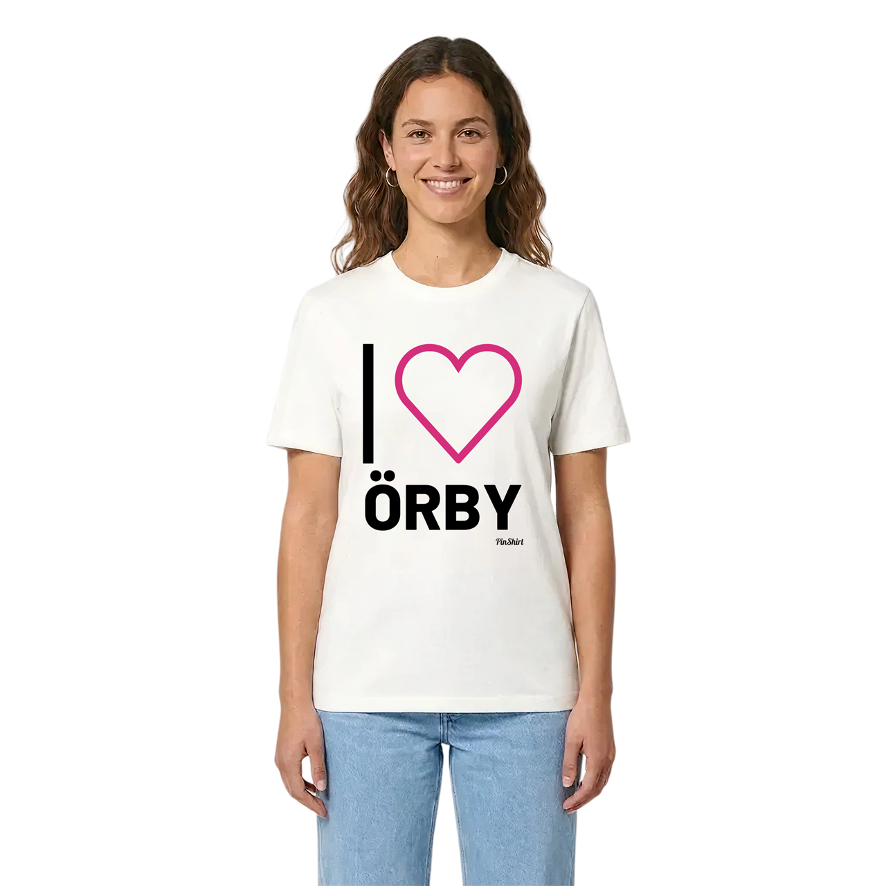 Jag älskar Örby t-shirt stort tryck i miljö
