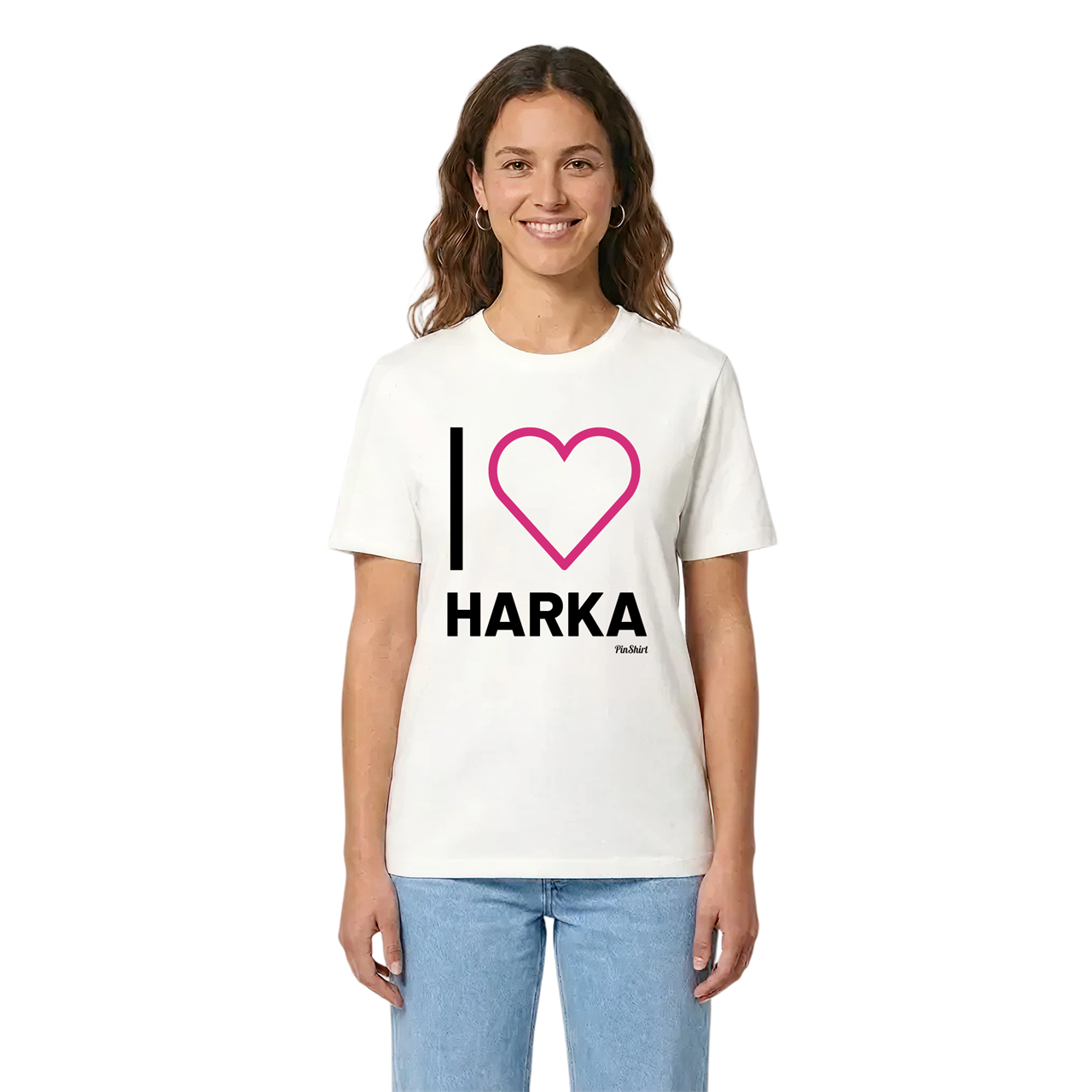 Jag älskar Harka t-shirt stort tryck i miljö
