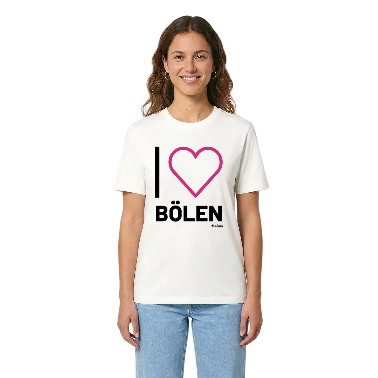 Jag älskar Bölen t-shirt stort tryck i miljö