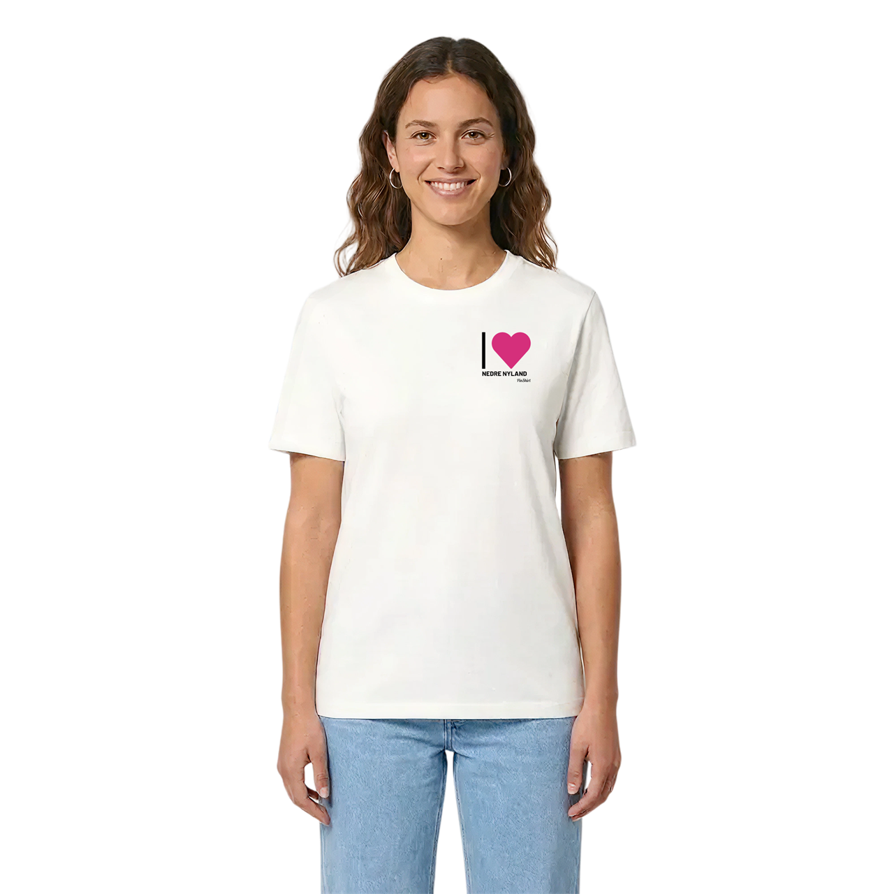 Jag älskar Nedre Nyland t-shirt litet tryck i miljö