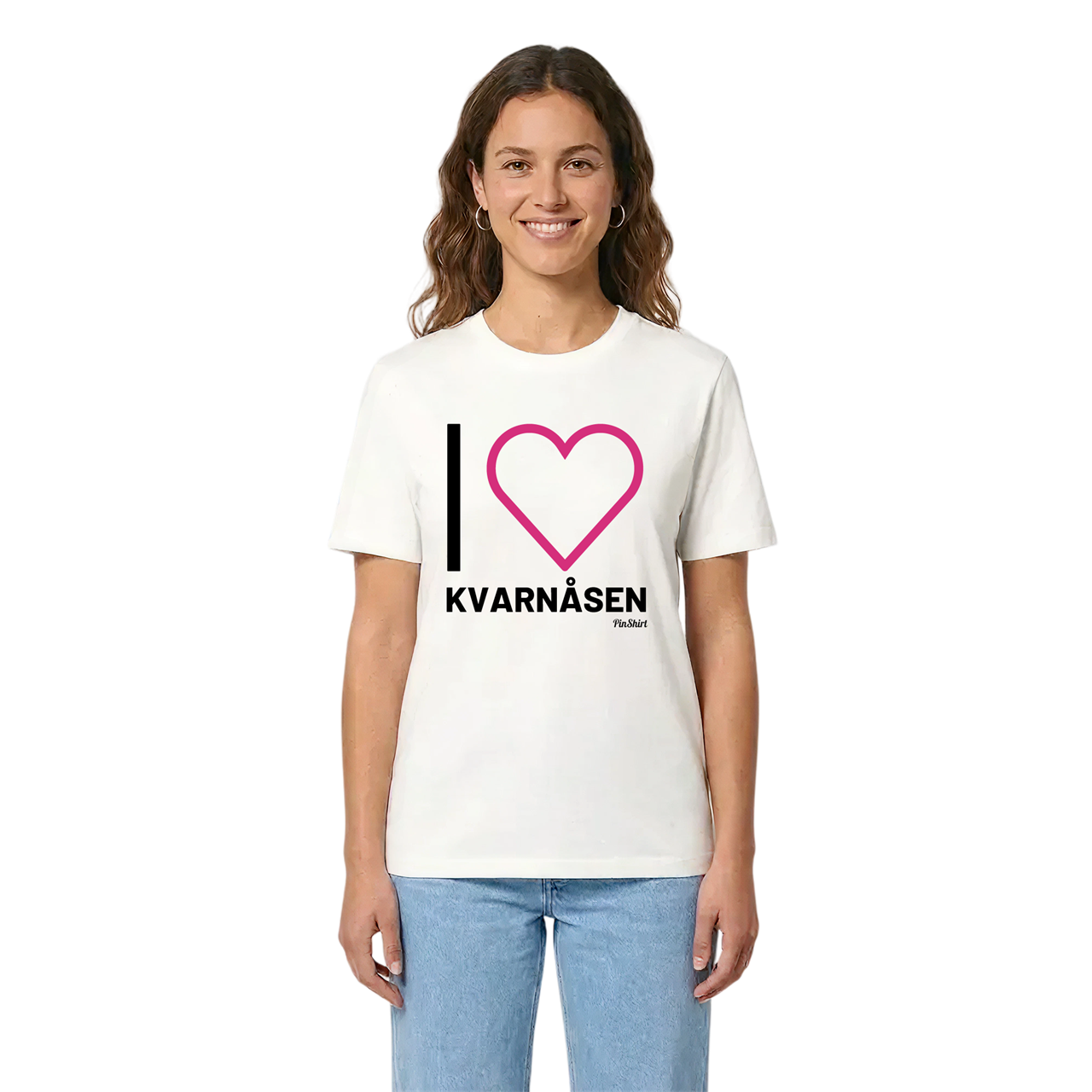 Jag älskar Kvarnåsen t-shirt stort tryck i miljö