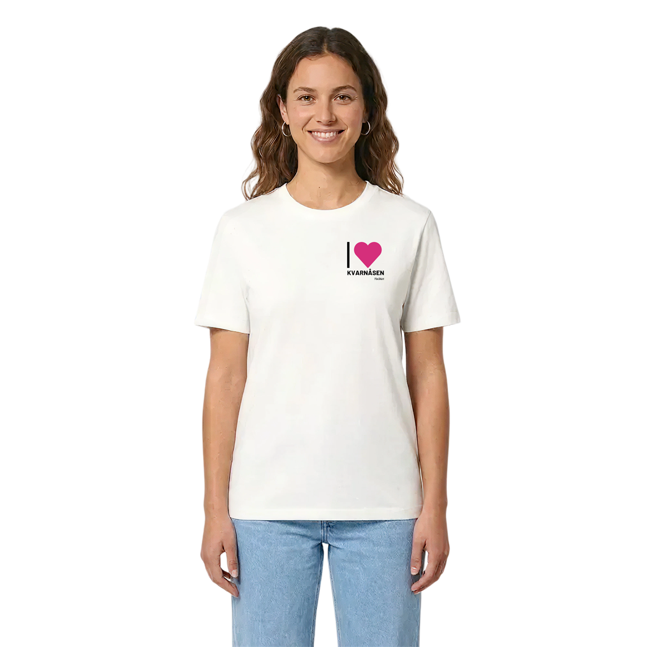 Jag älskar Kvarnåsen t-shirt litet tryck i miljö