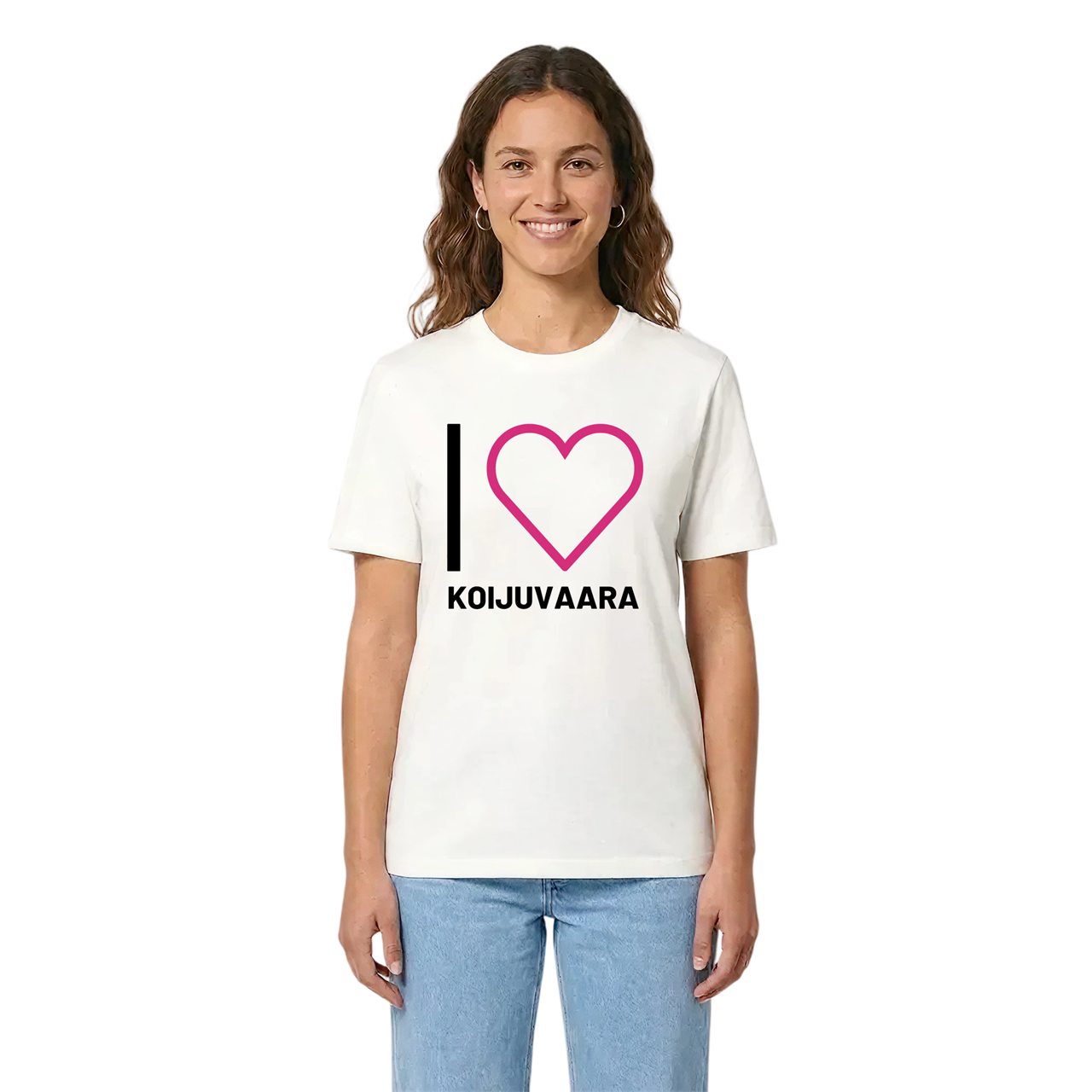 Jag älskar Koijuvaara t-shirt stort tryck i miljö
