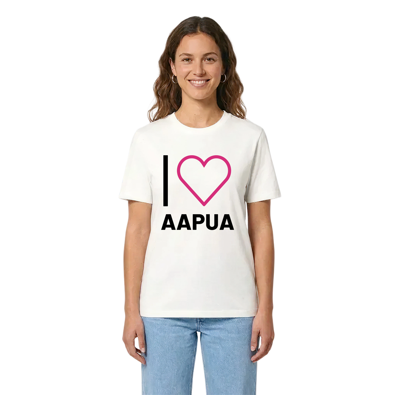 Jag älskar Aapua t-shirt stort tryck i miljö