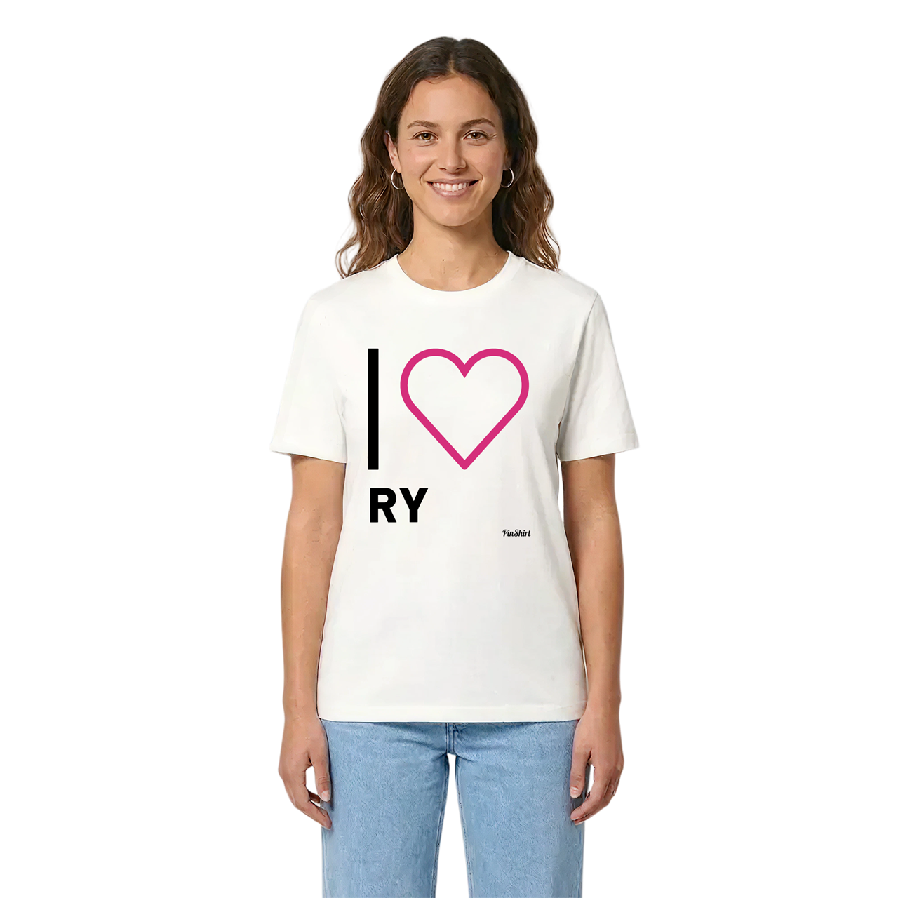 Jag älskar Ry t-shirt stort tryck i miljö