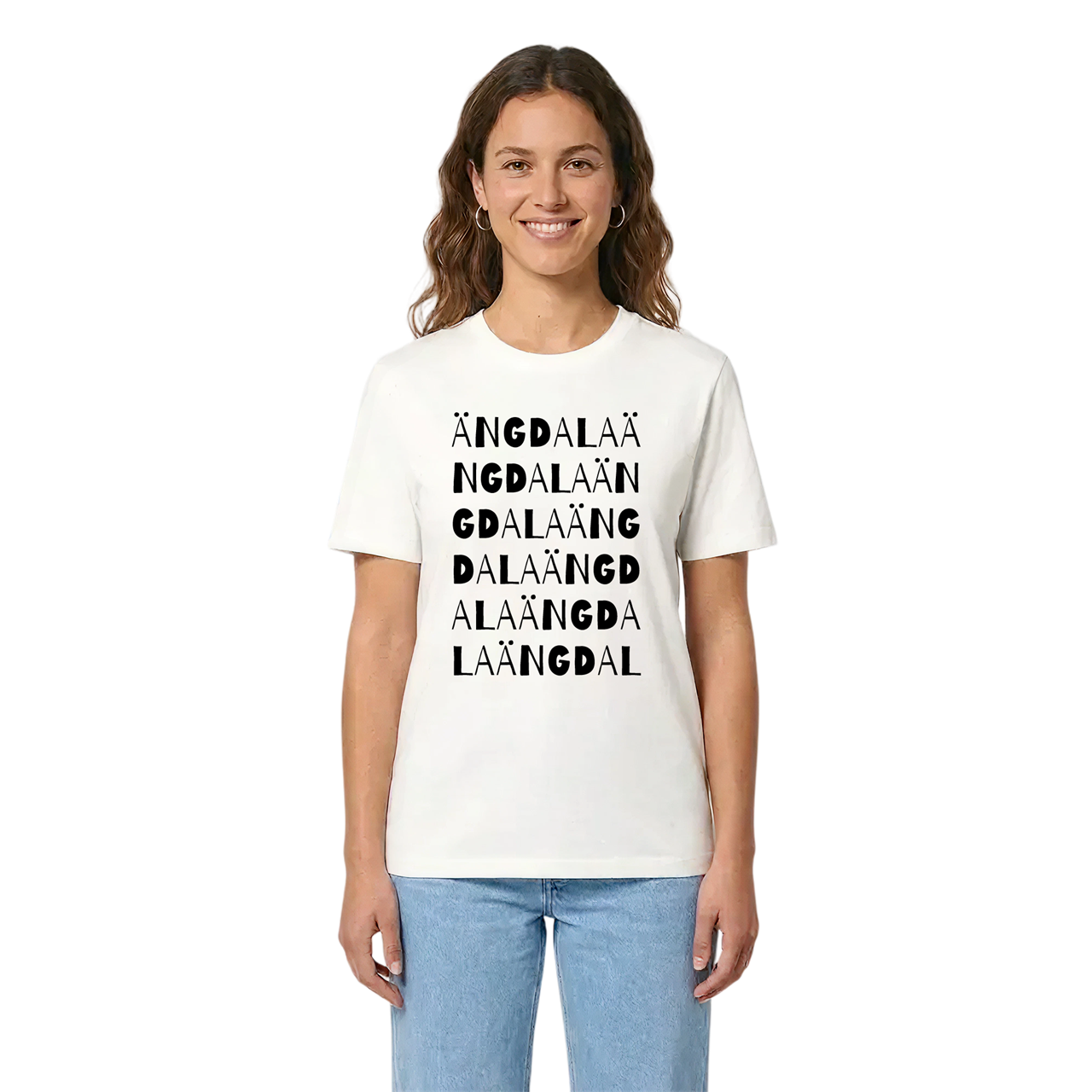 Ängdala ordlek t-shirt i miljö