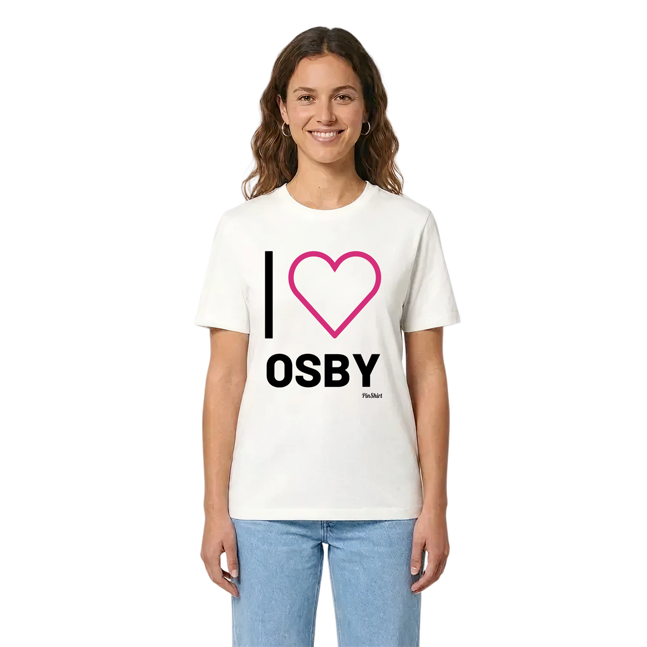 Jag älskar Osby t-shirt stort tryck i miljö