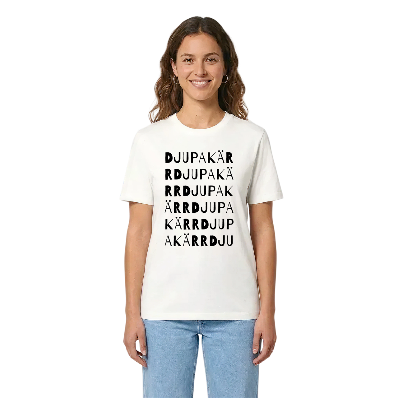 Djupakärr ordlek t-shirt i miljö