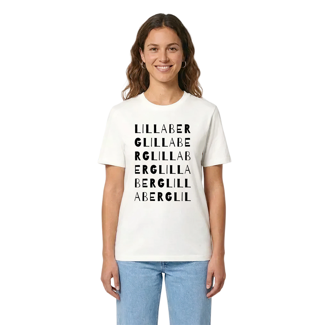 Lilla Berg ordlek t-shirt i miljö