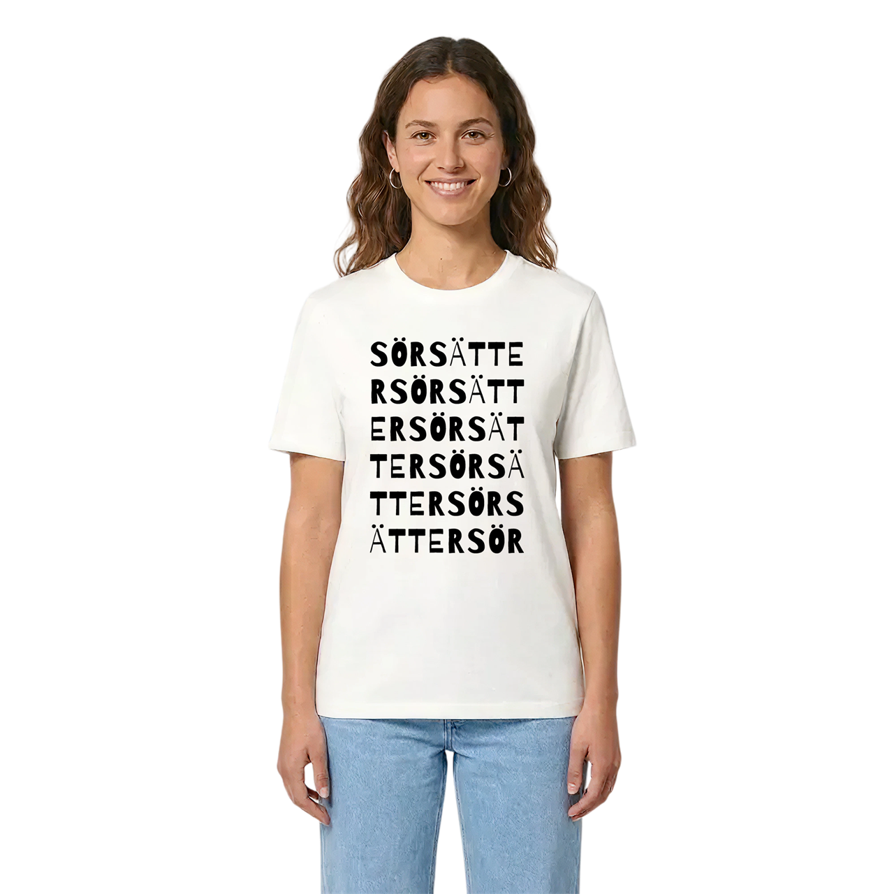 Sörsätter ordlek t-shirt i miljö