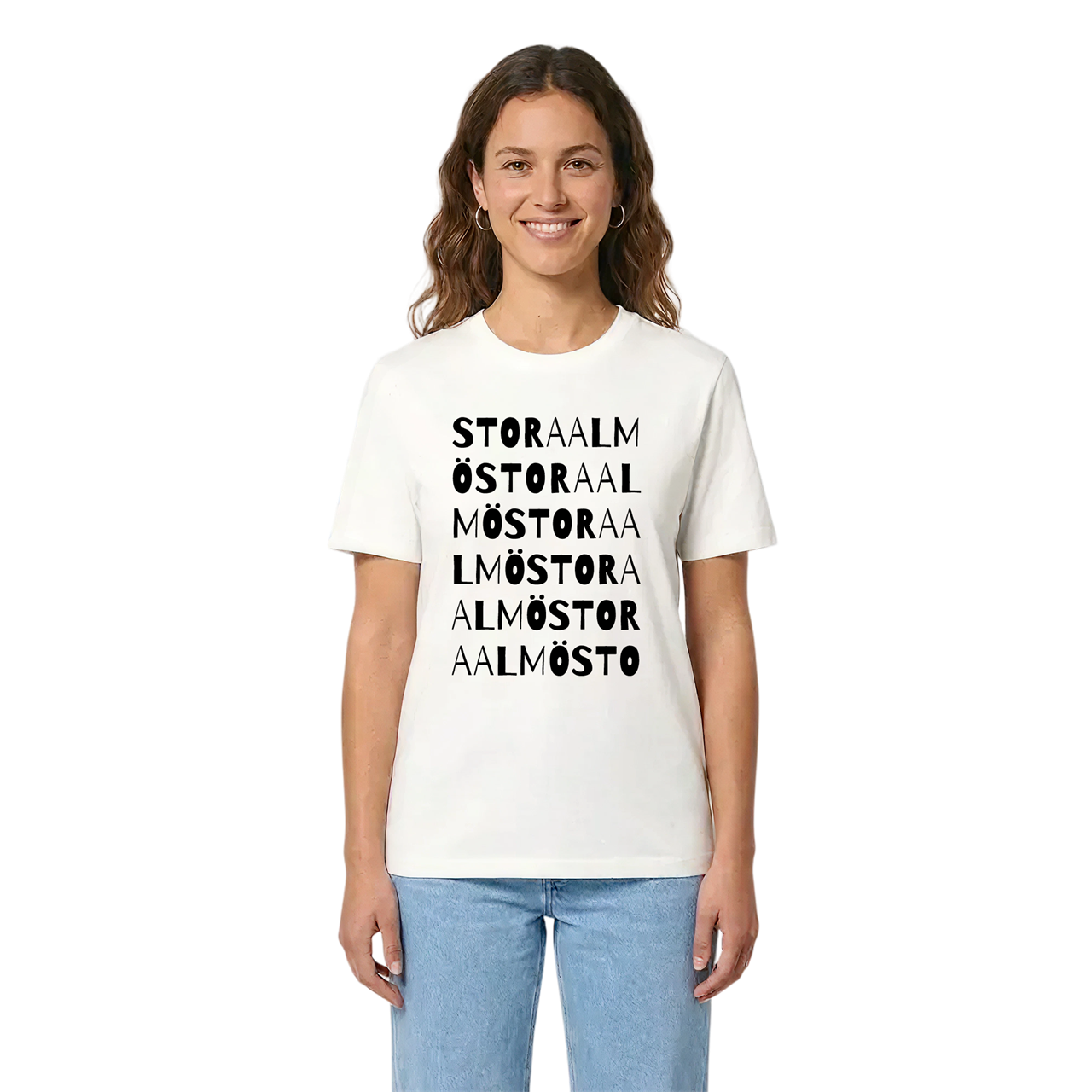 Stora Almö ordlek t-shirt i miljö