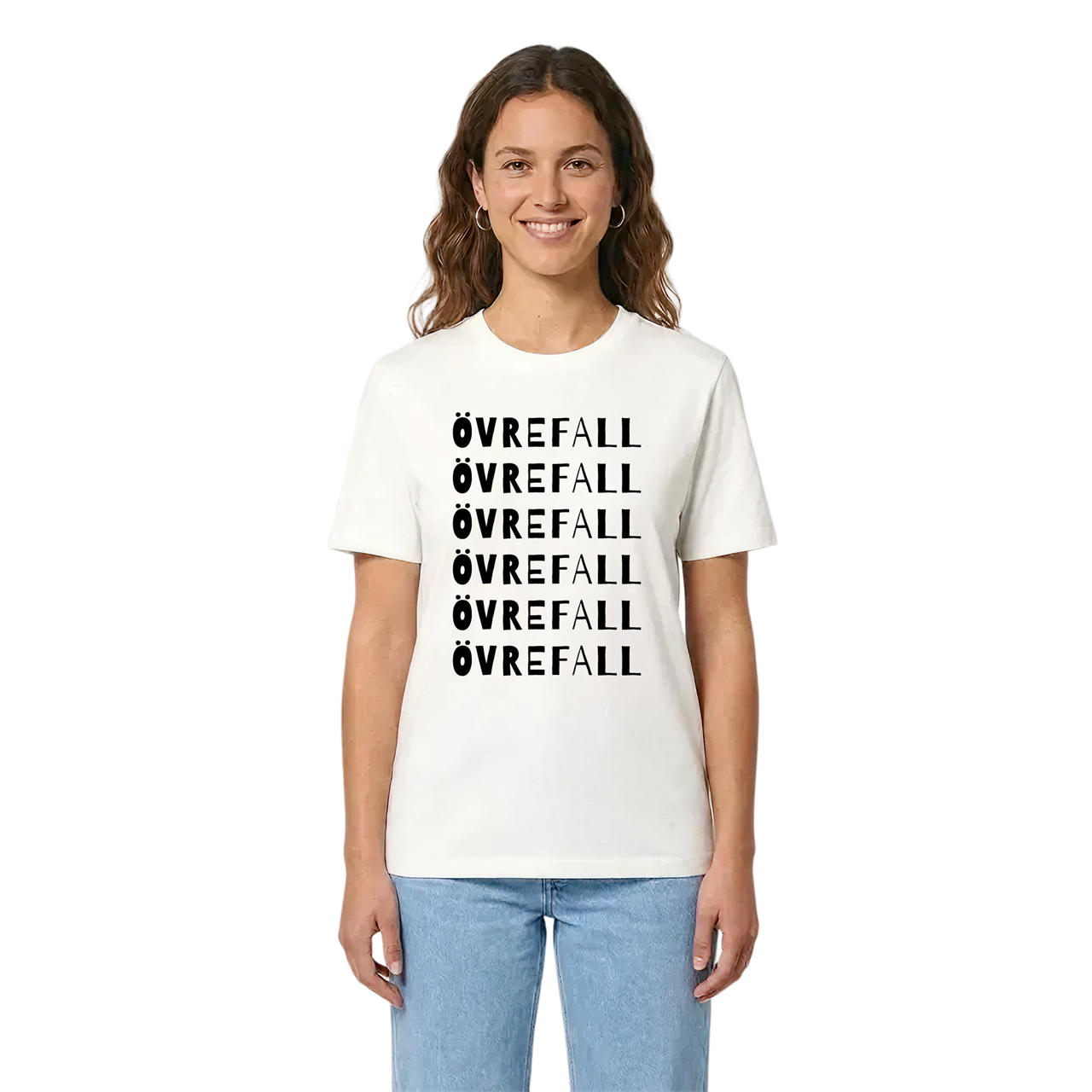 Övre Fall ordlek t-shirt i miljö