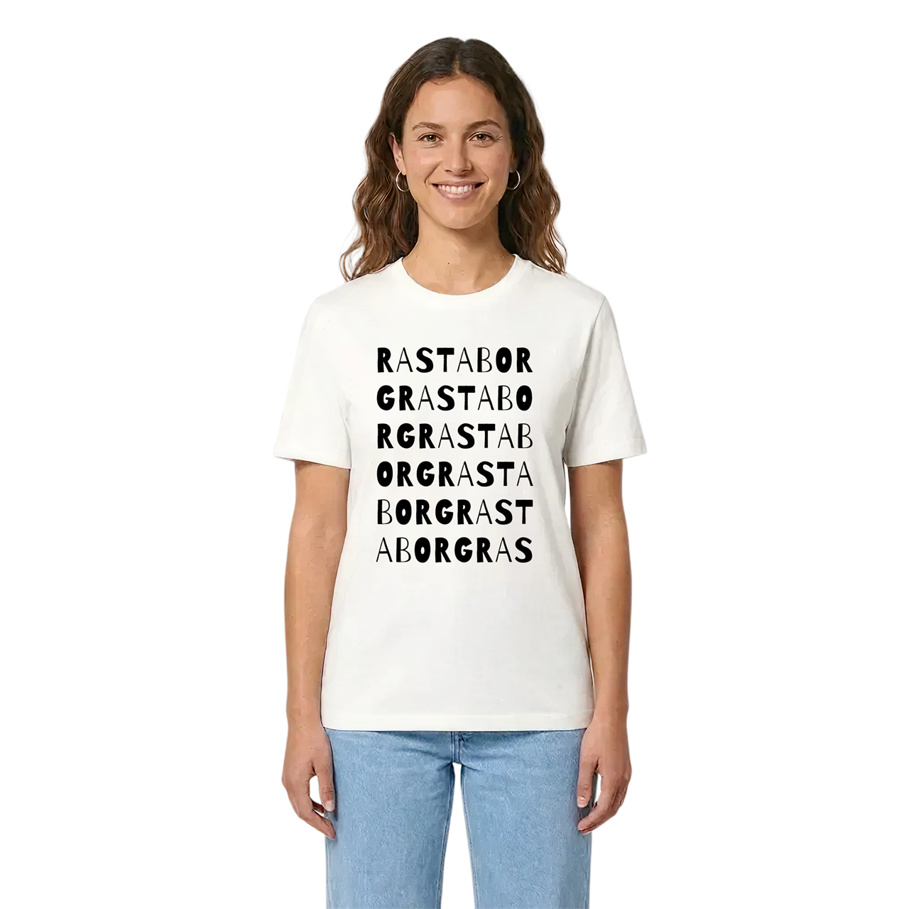 Rastaborg ordlek t-shirt i miljö