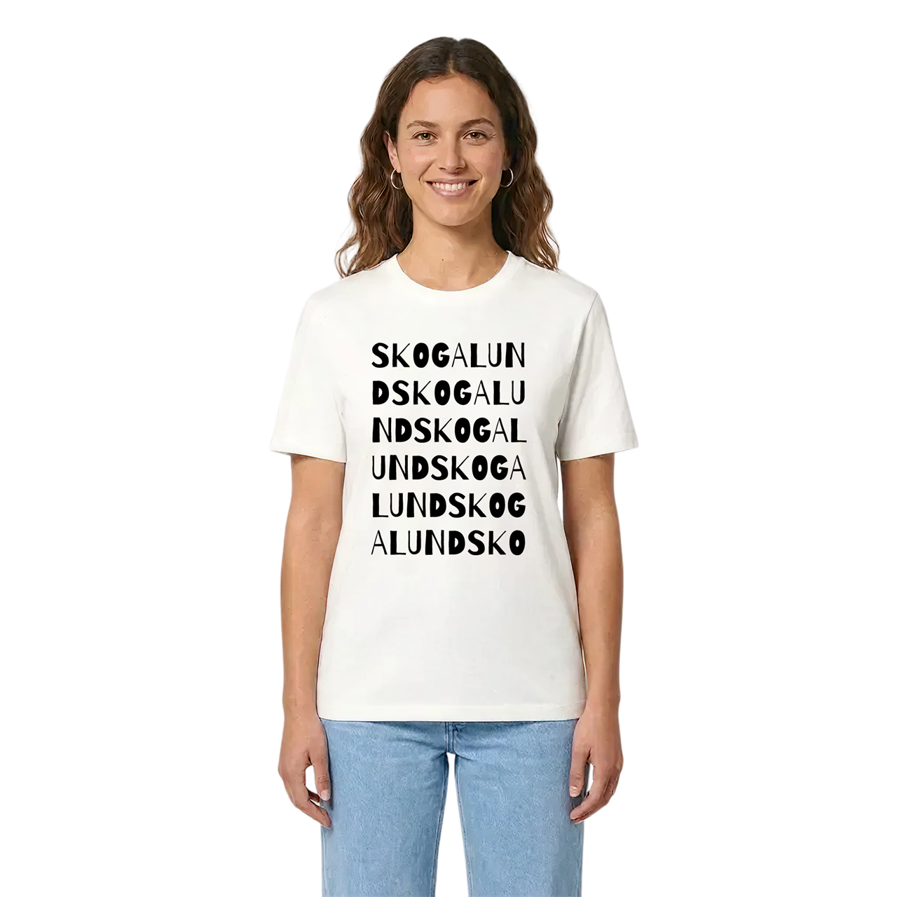 Skogalund ordlek t-shirt i miljö