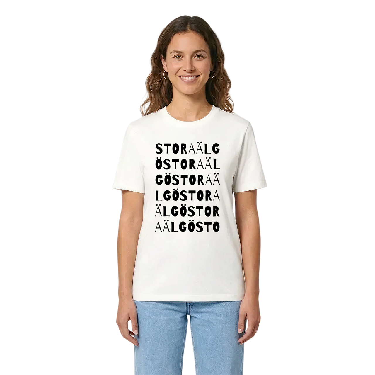 Stora Älgö ordlek t-shirt i miljö