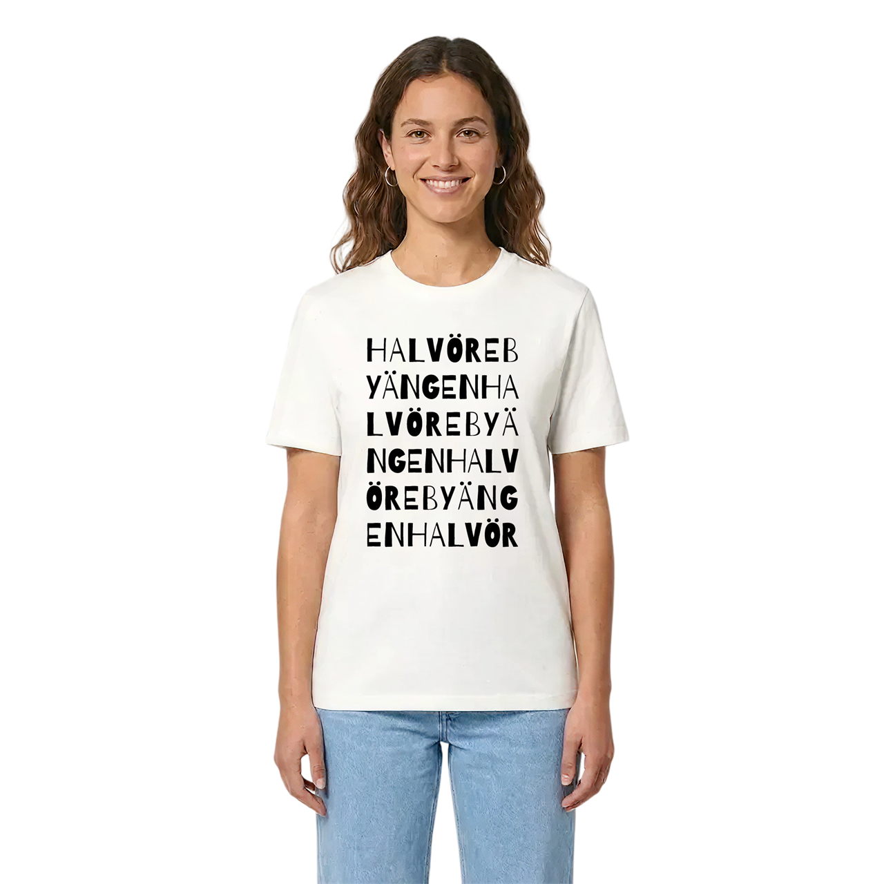 Halvörebyängen ordlek t-shirt i miljö