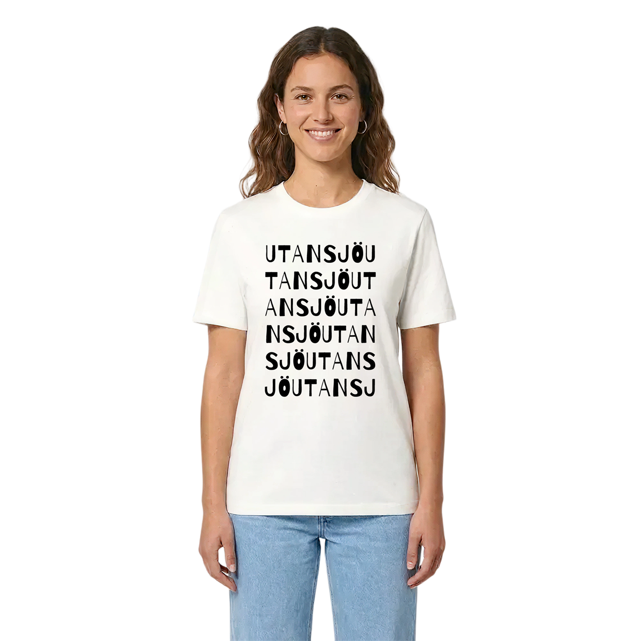 Utansjö ordlek t-shirt i miljö