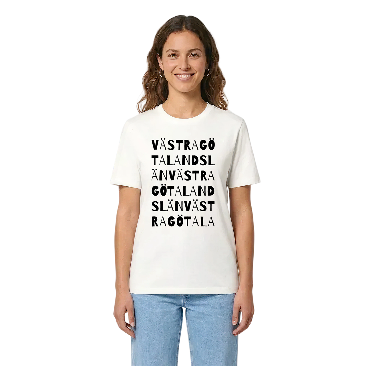 Västra Götalands län ordlek t-shirt i miljö