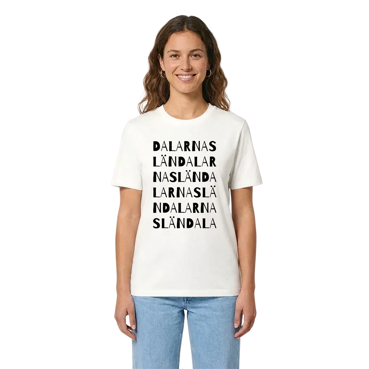 Dalarnas län ordlek t-shirt i miljö