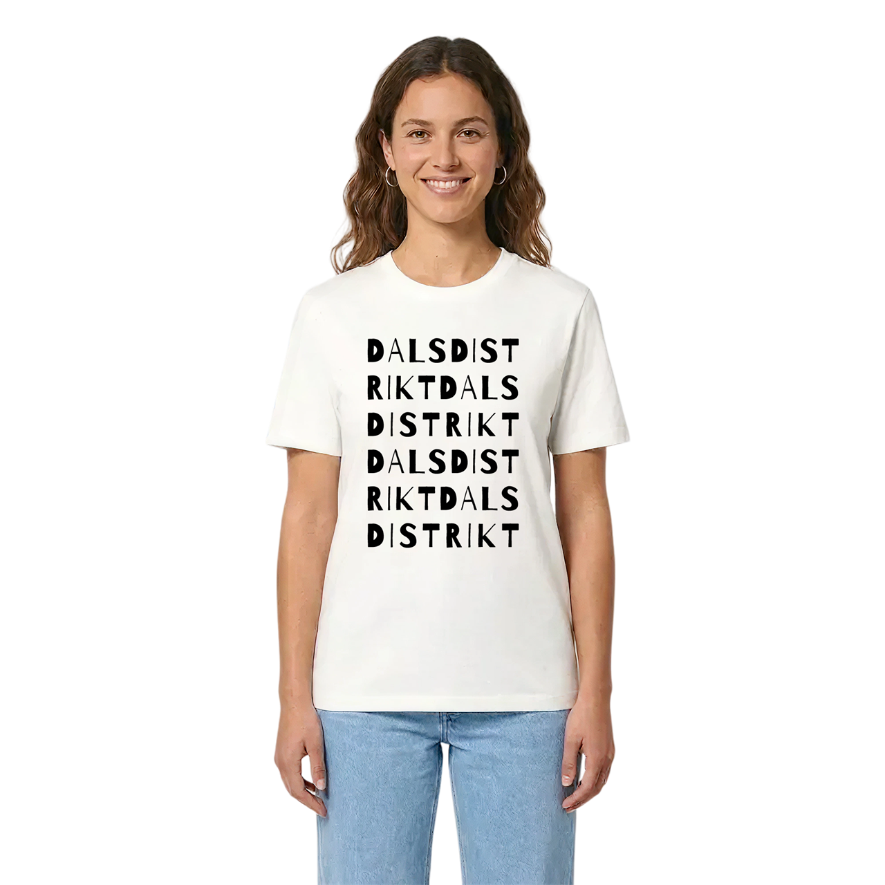 Dals distrikt ordlek t-shirt i miljö