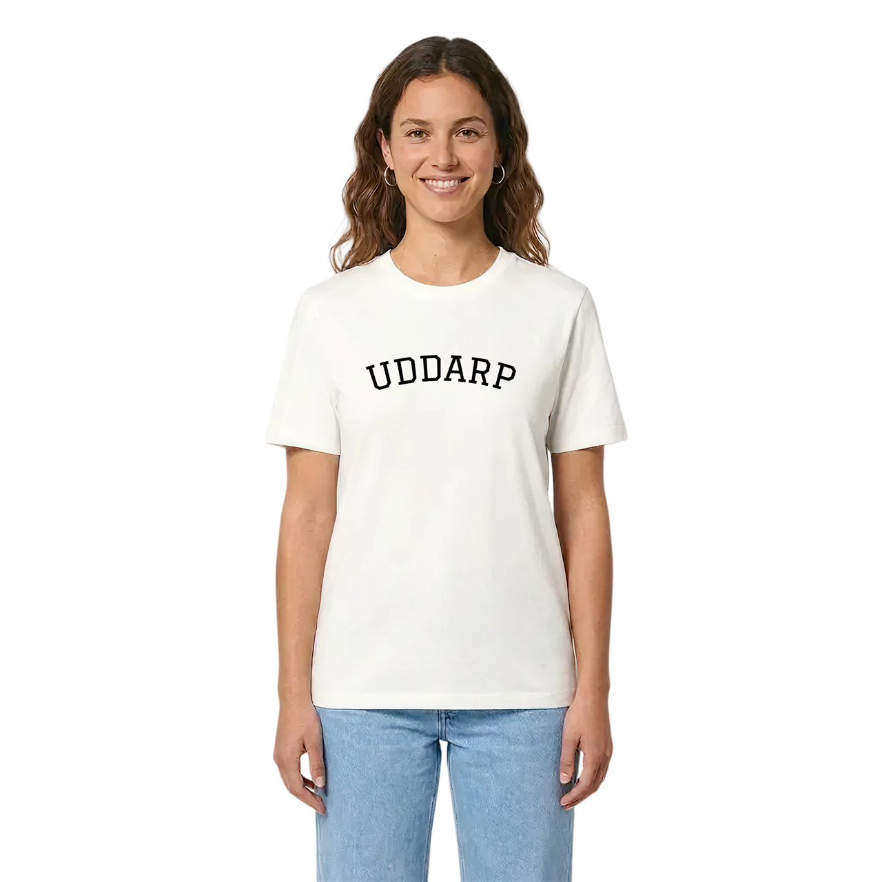Uddarp böjd t-shirt i miljö