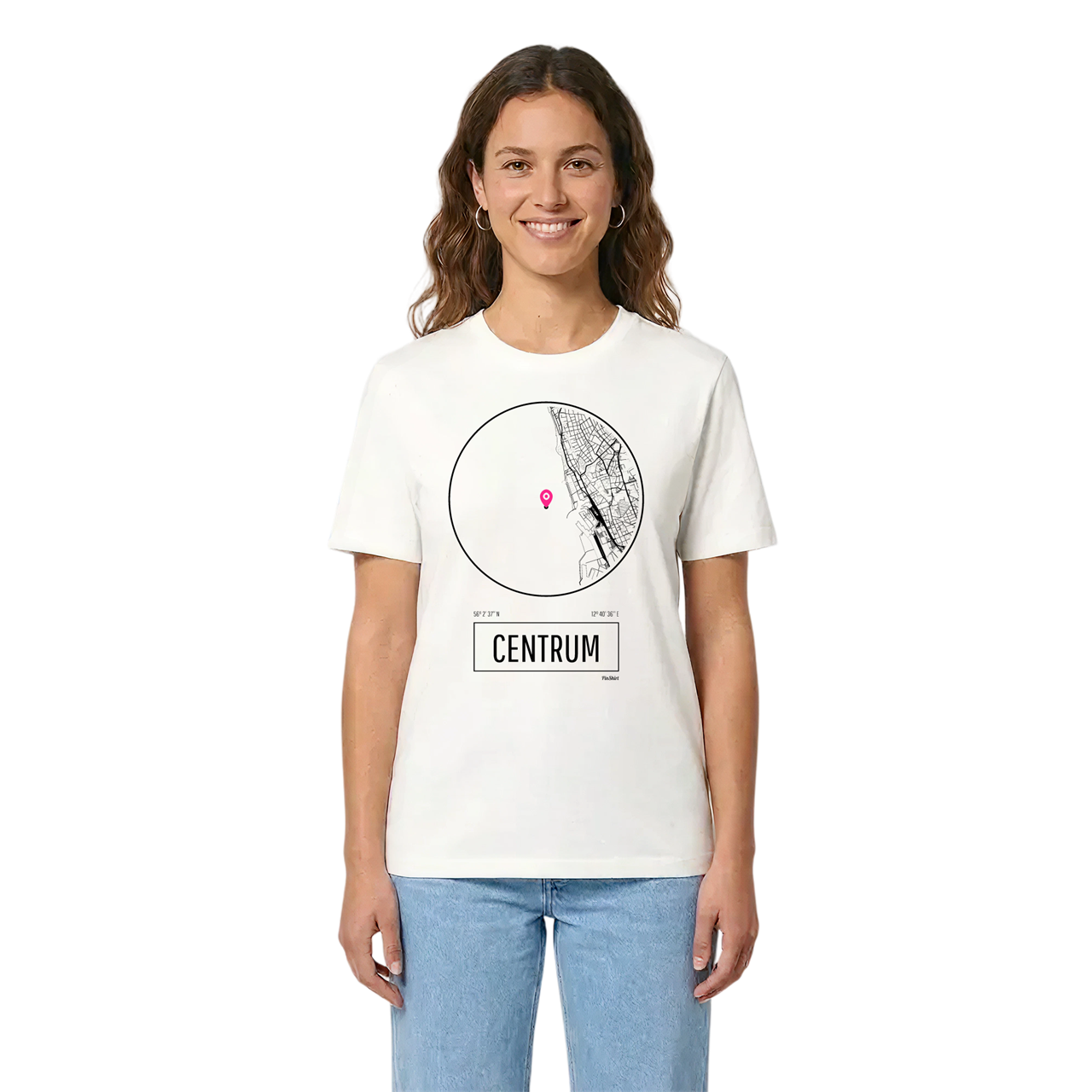 Centrum t-shirt i miljö