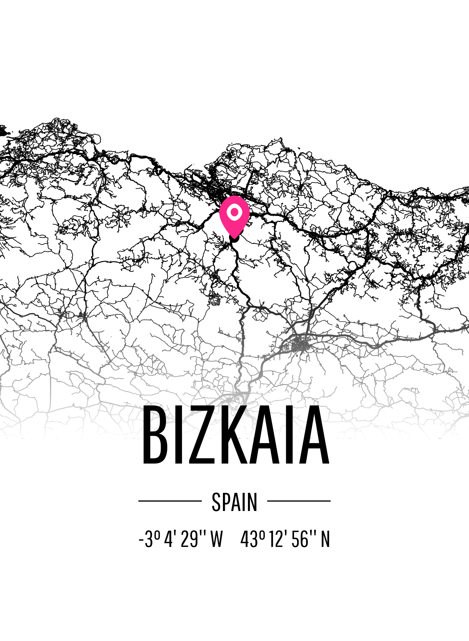 Map of Bizkaia