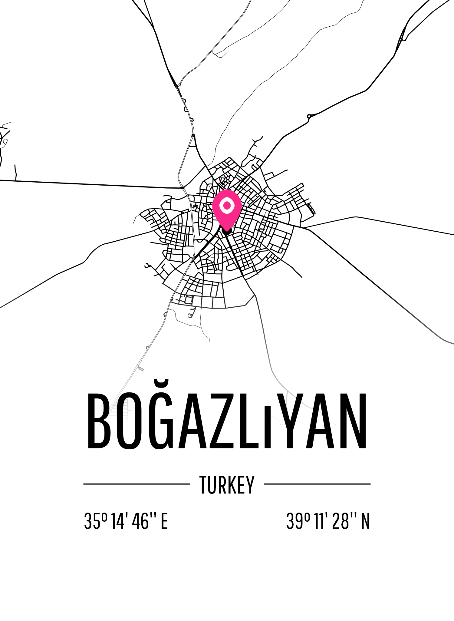 Map of Boğazlıyan