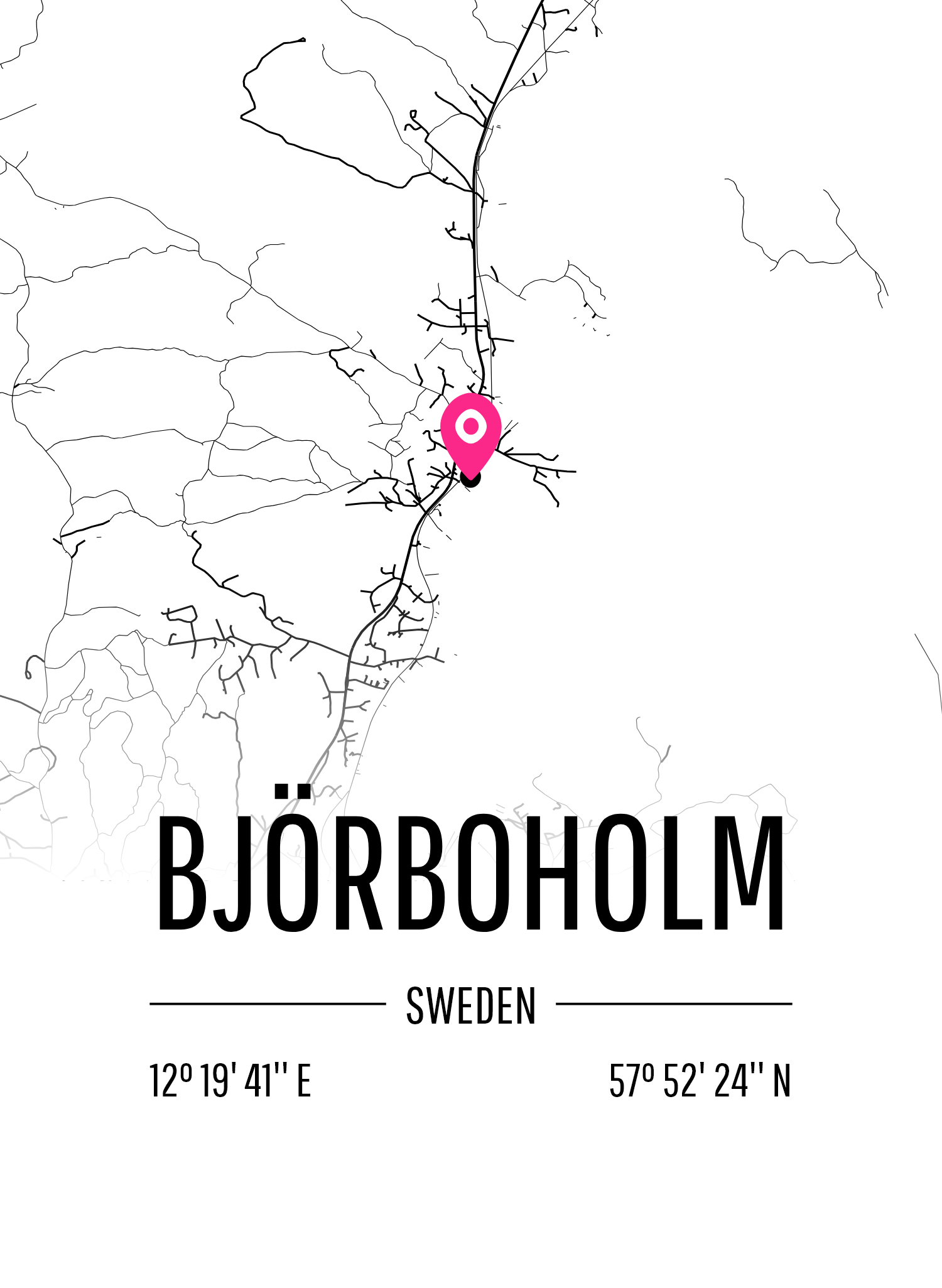 Karta över Björboholm