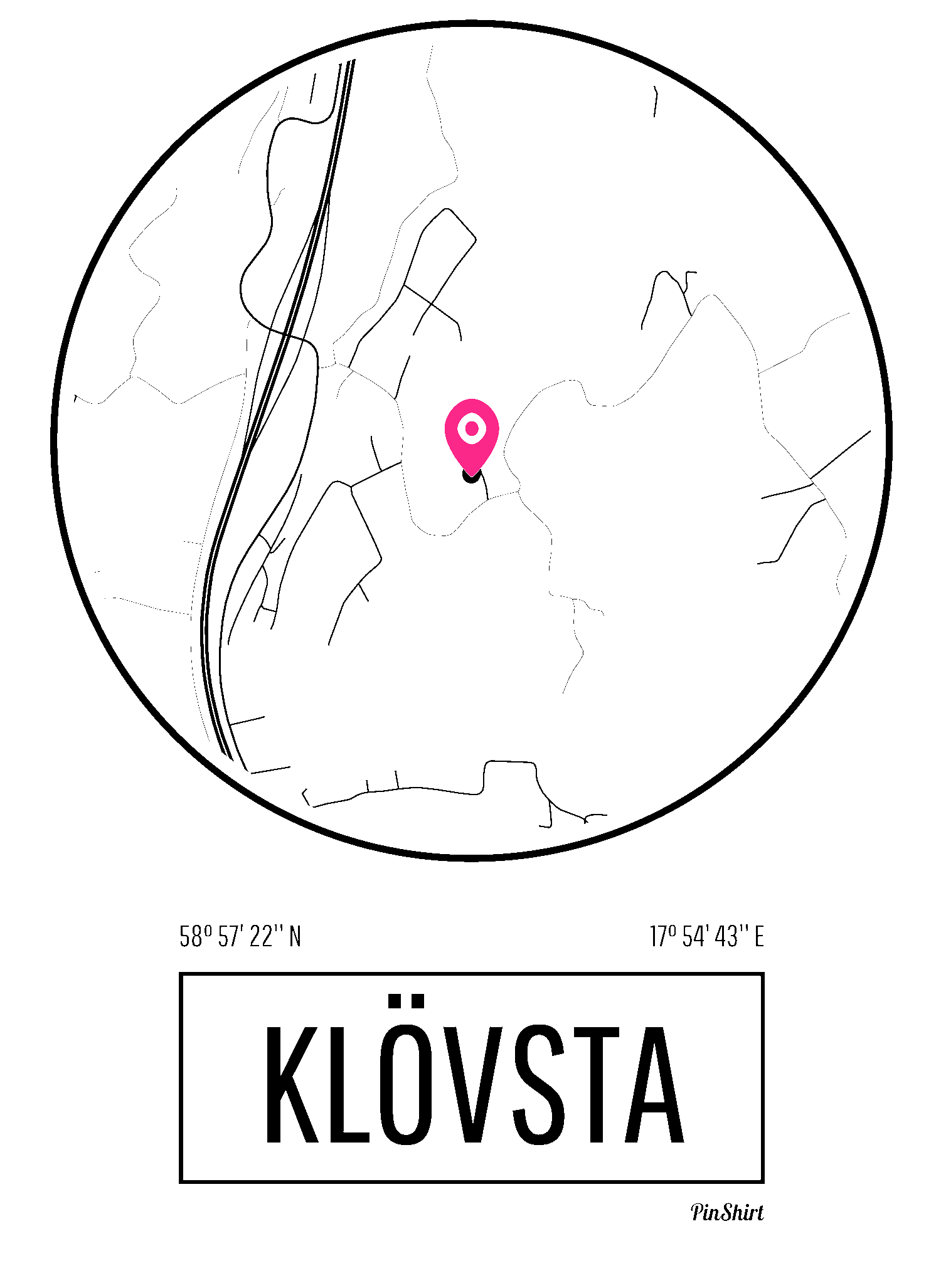 Map of Klövsta