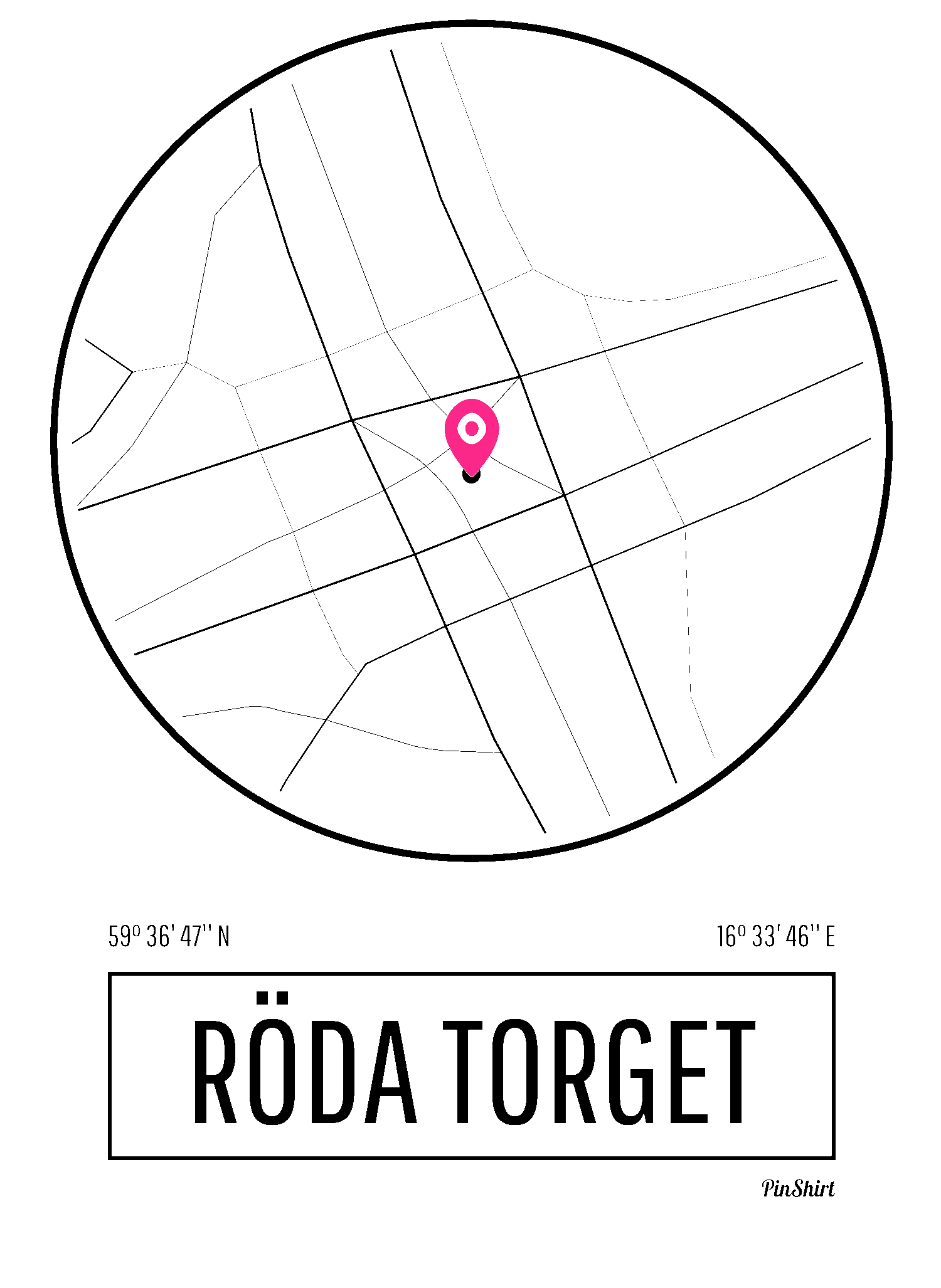 Karta över Röda Torget