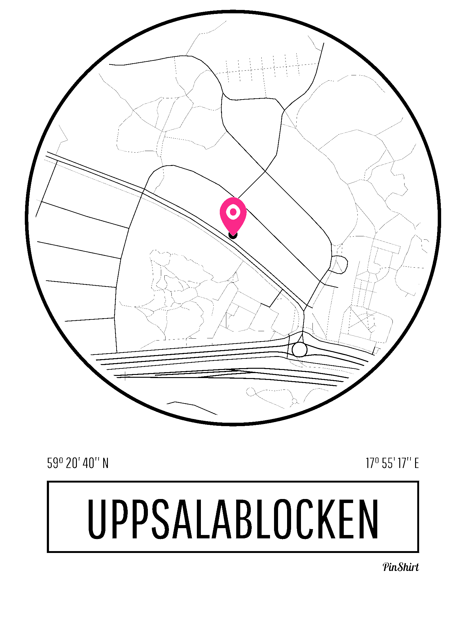 Karta över Uppsalablocken