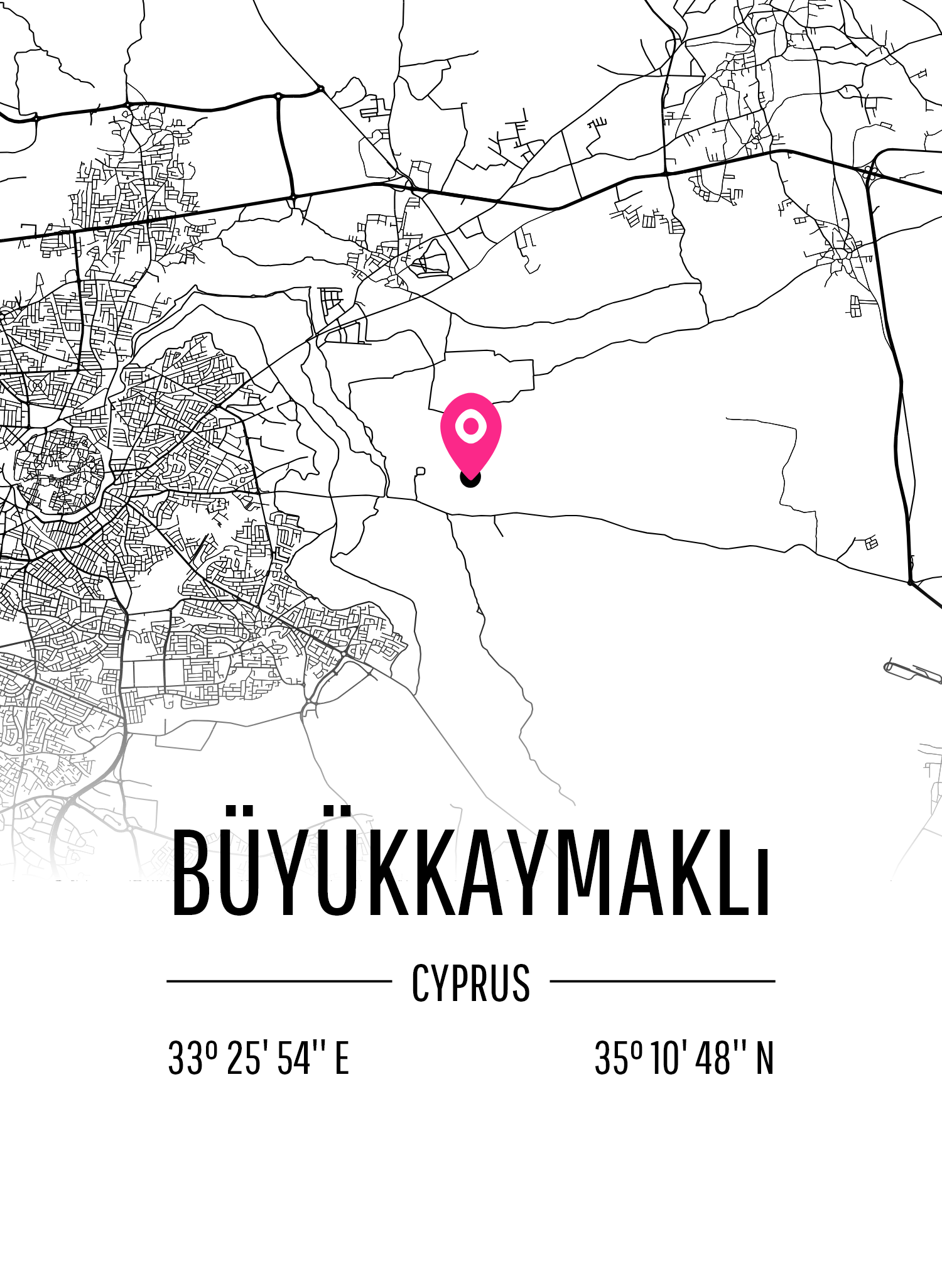 Map of Büyükkaymaklı