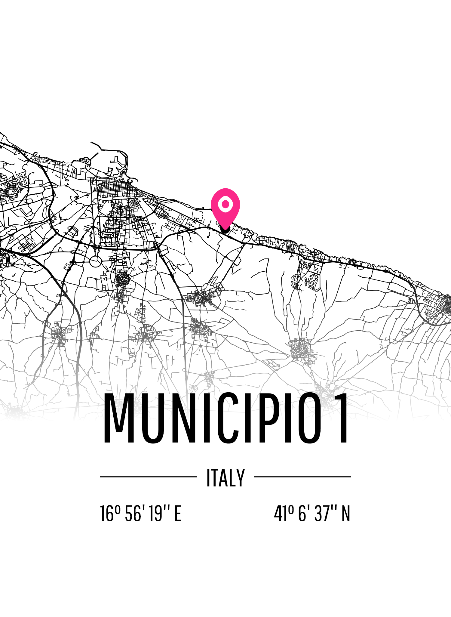 Map of Municipio 1