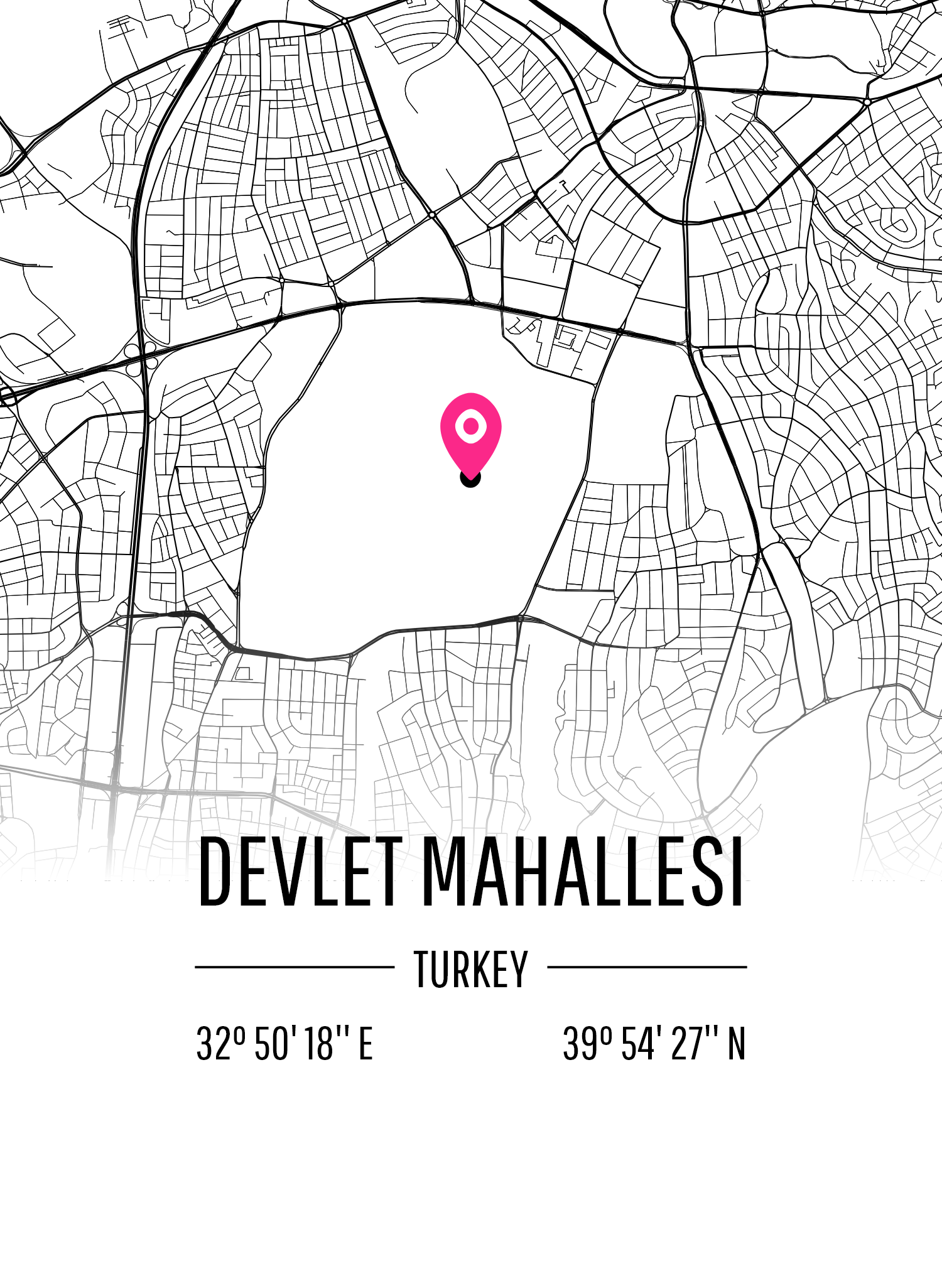 Karta över Devlet Mahallesi