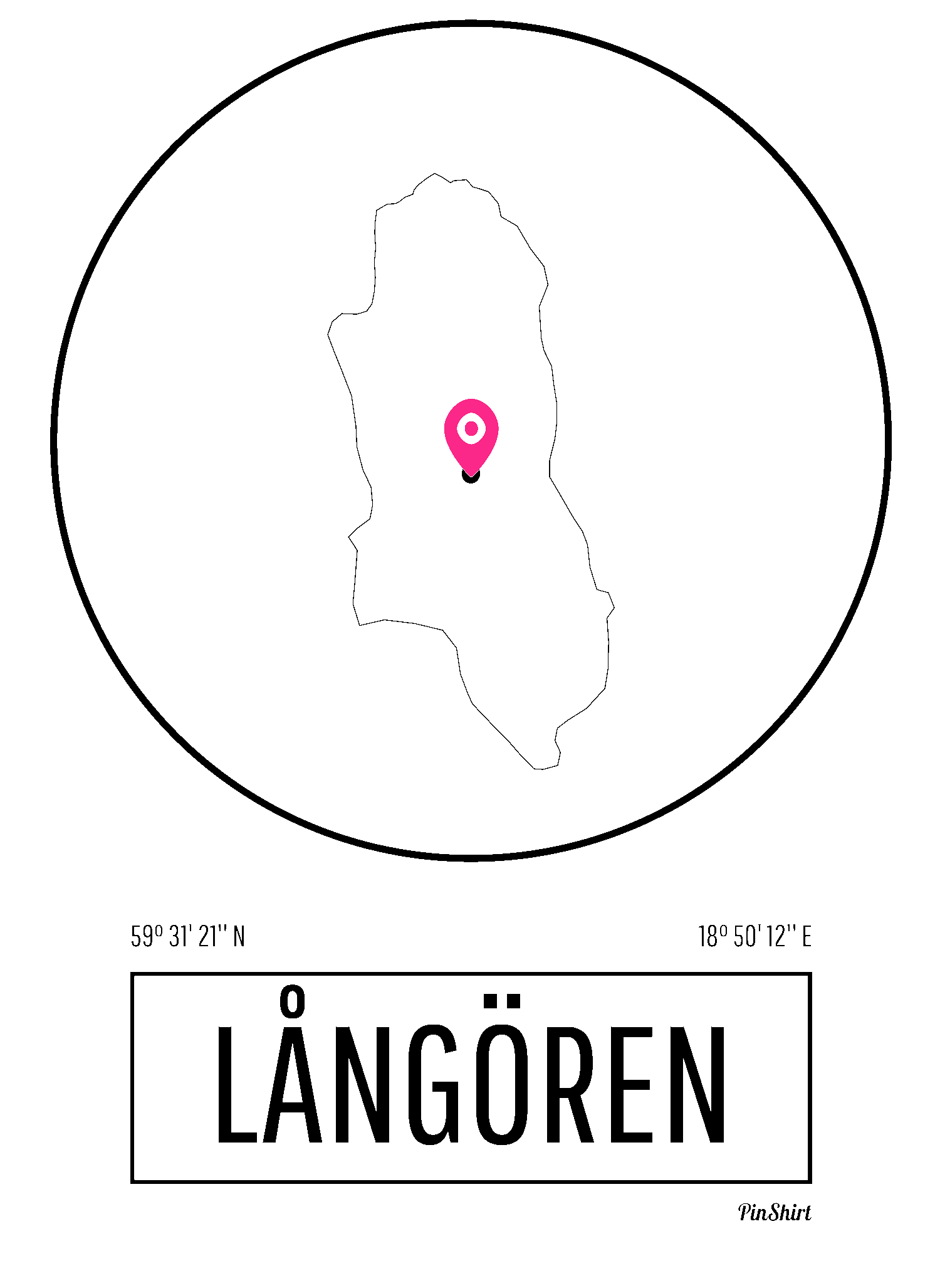 Map of Långören