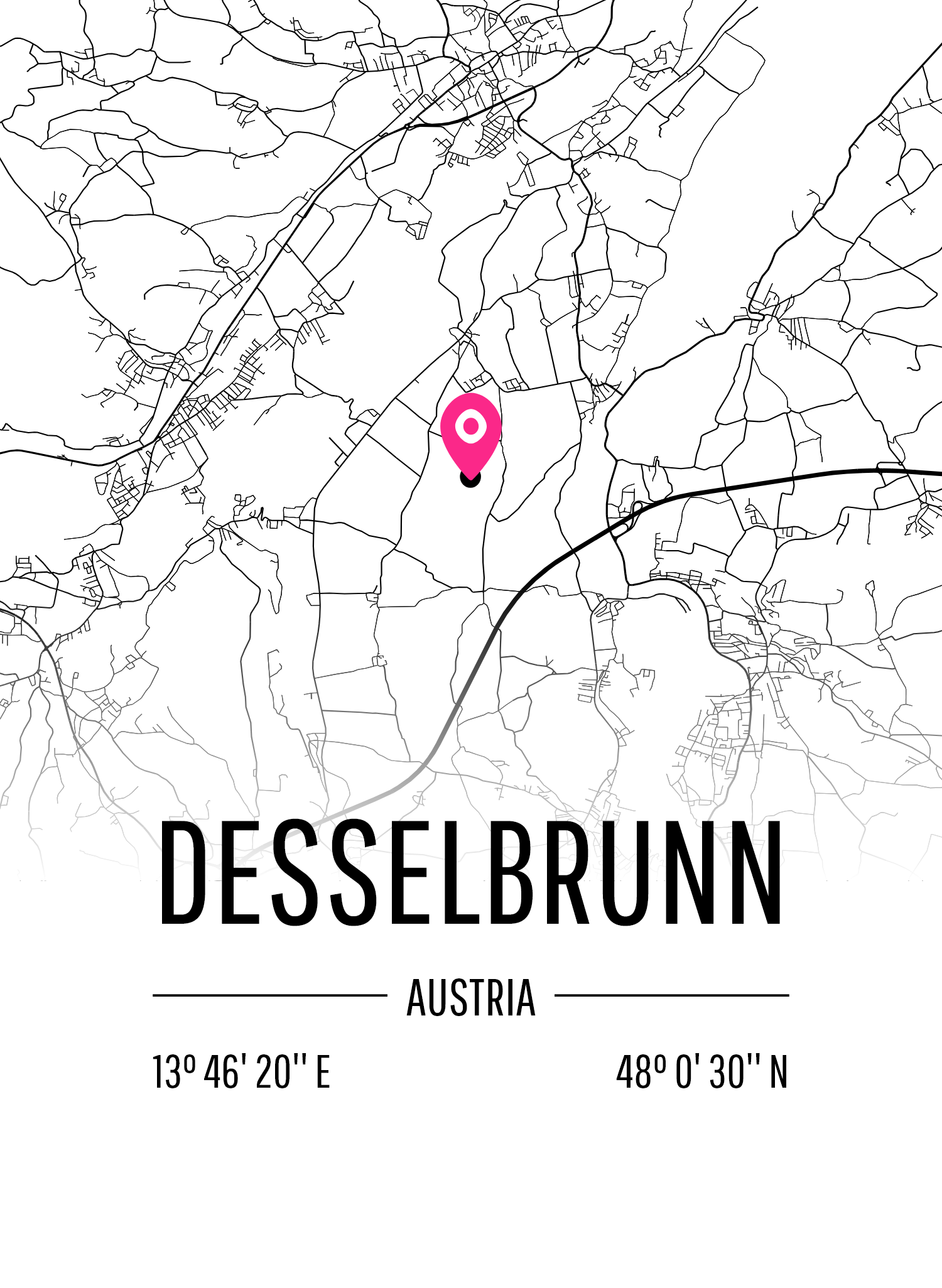 Karta över Desselbrunn