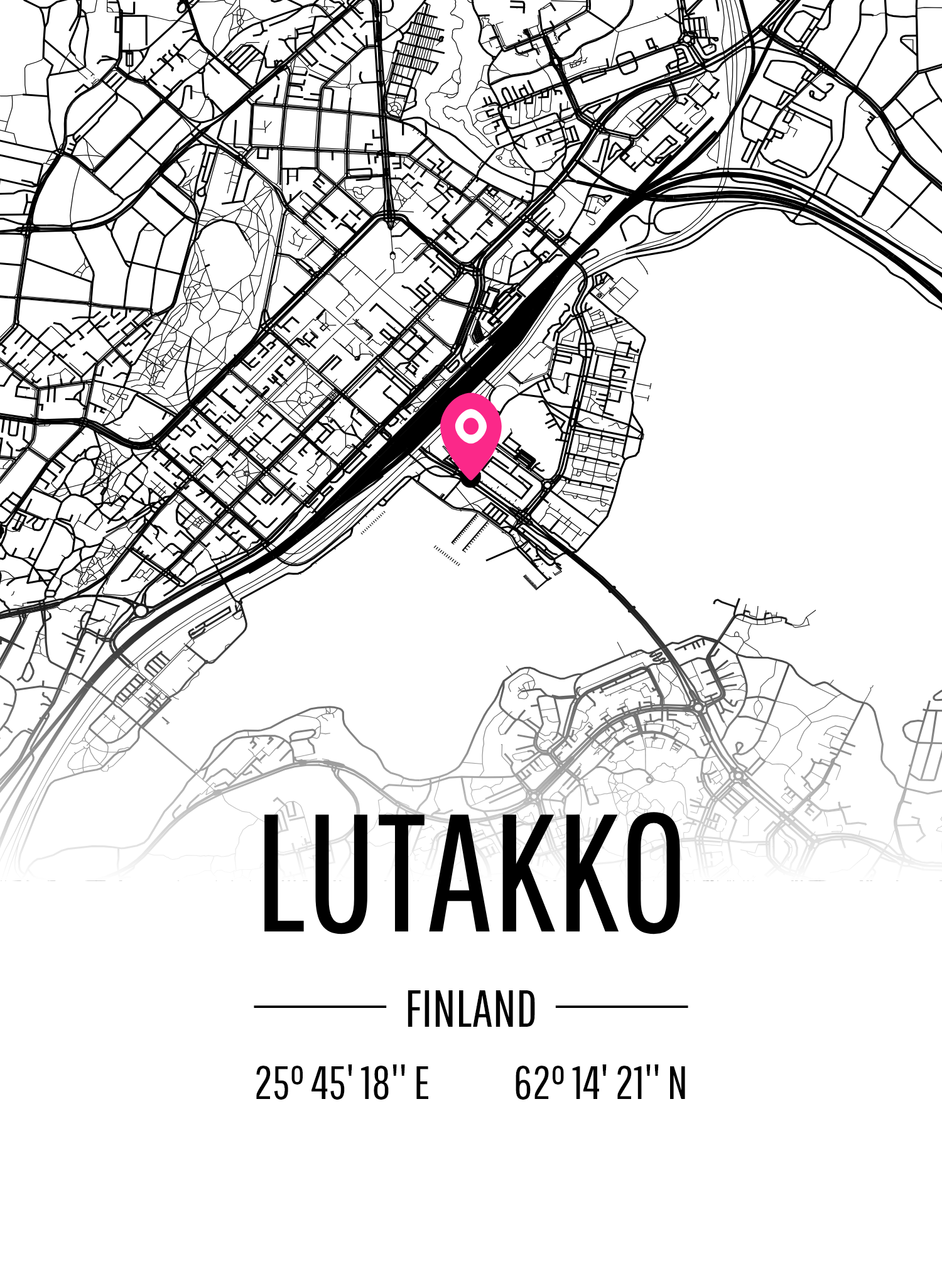 Map of Lutakko