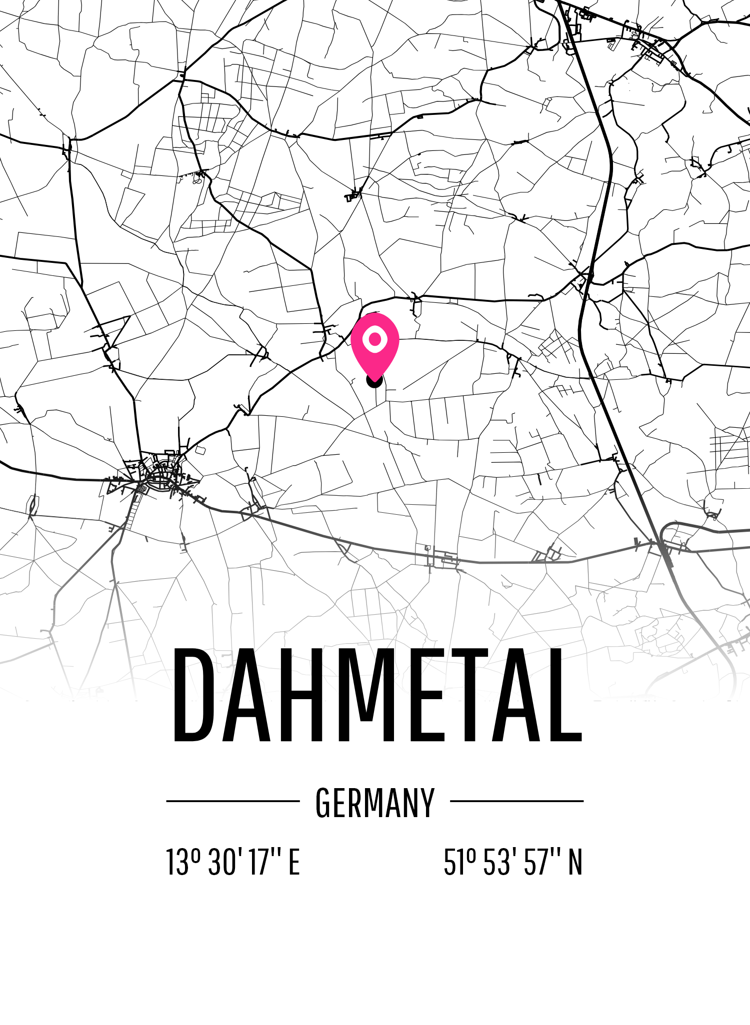 Map of Dahmetal