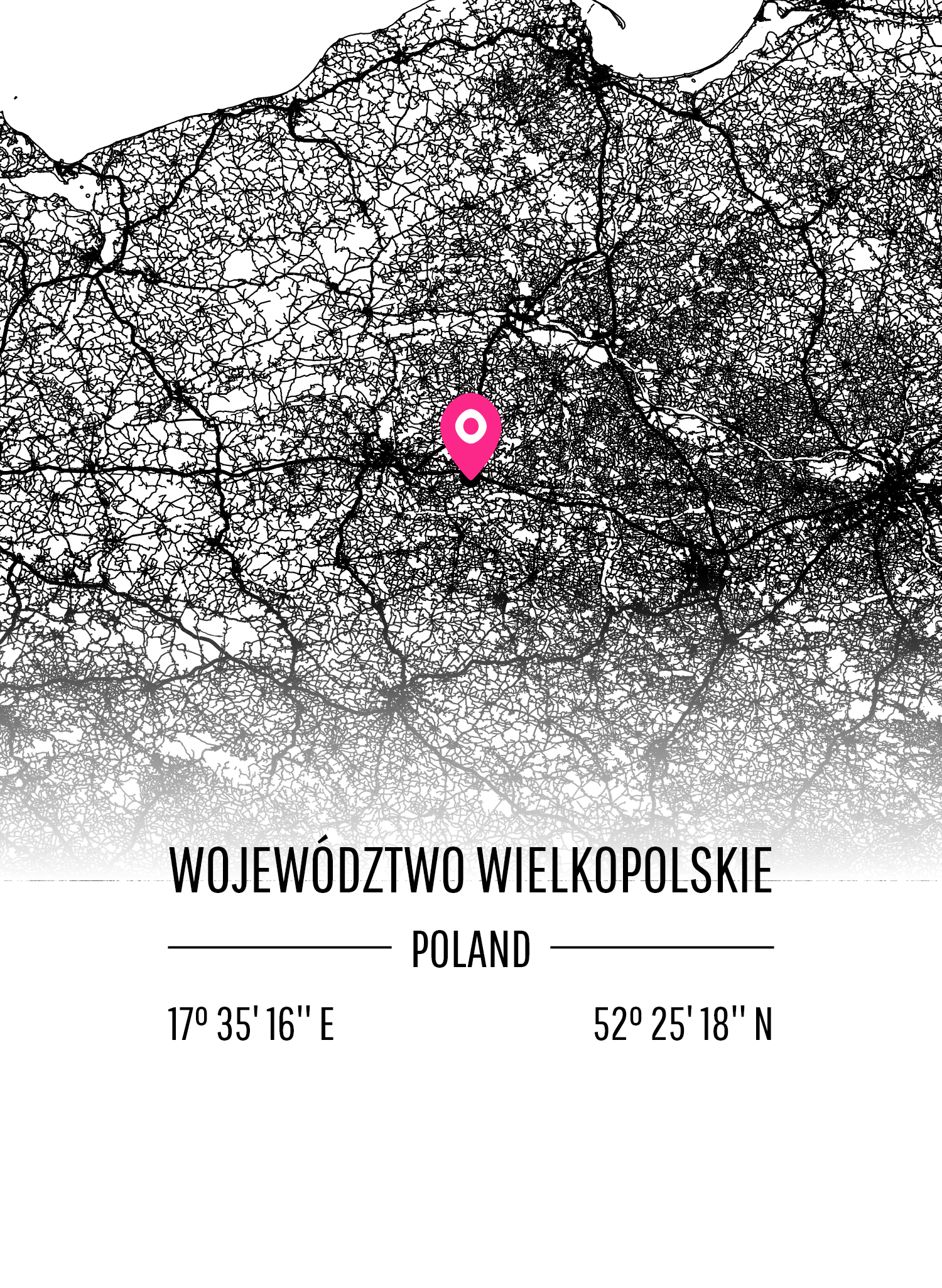 Map of Województwo Wielkopolskie